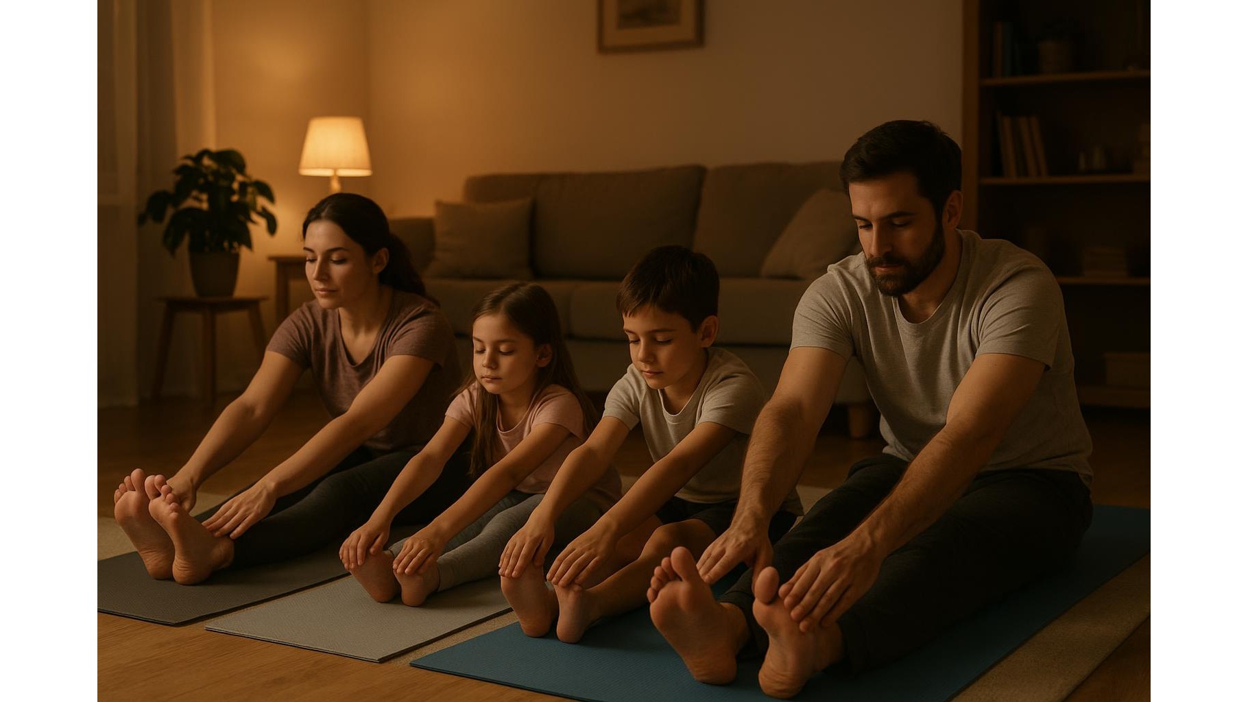 At-home stretching plan for the whole family: easy evening routine for mobility and stress relief