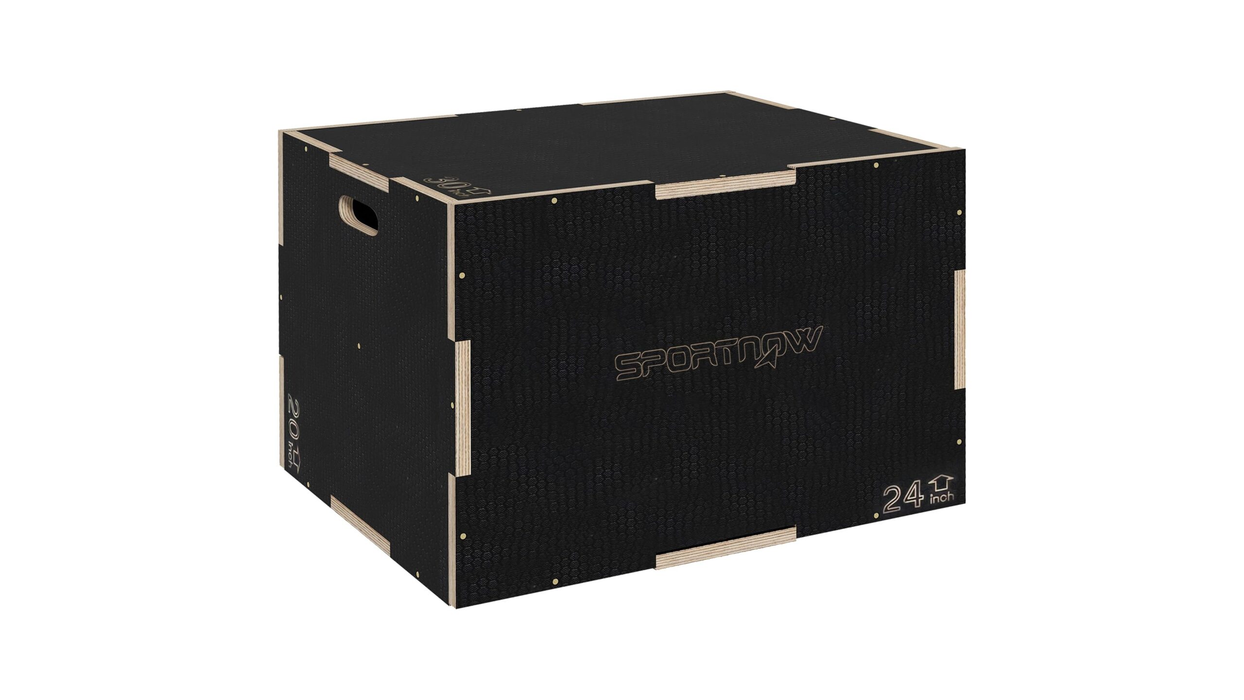 SPORTNOW 3-in-1 wooden plyo box, multifunction jump box for compact home gyms on Amazon