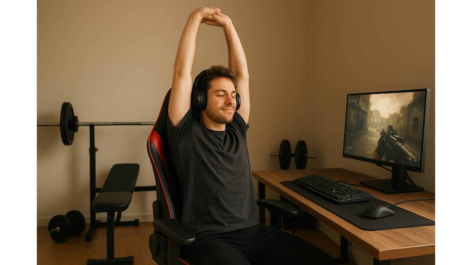 At-home recovery for gamers and streamers: simple routines to undo hours in the chair