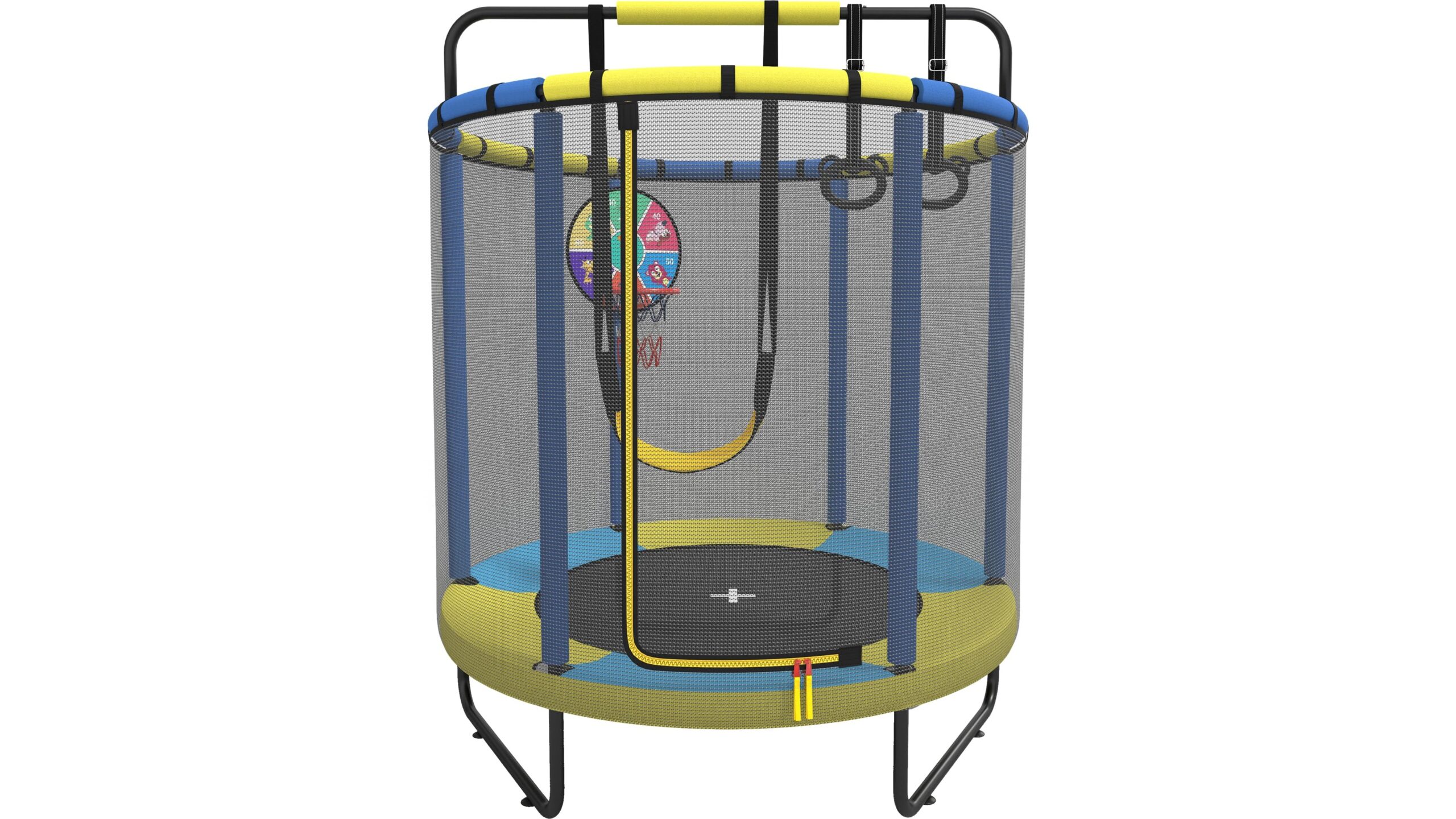 PILIN children’s trampoline with swings and basketball hoop, the 4-in-1 play and fitness station now highlighted on Amazon