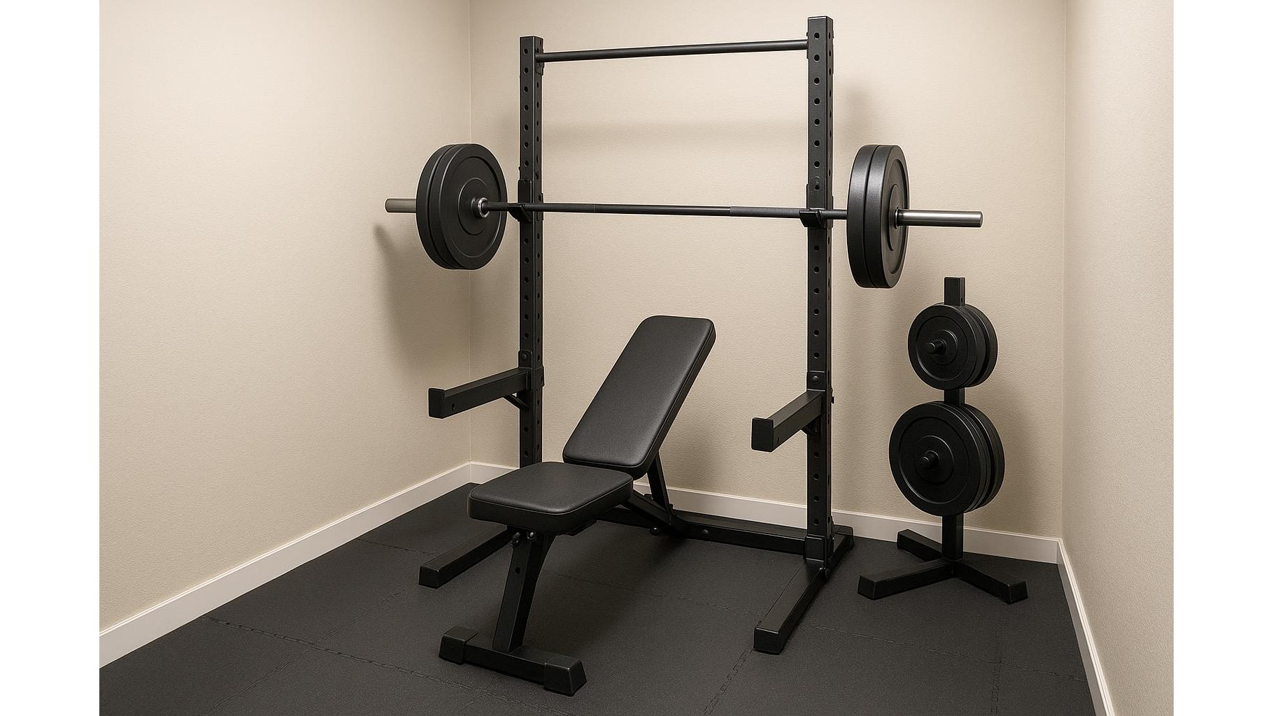 How to choose a home squat stand with spotter arms for heavy lifting in small spaces