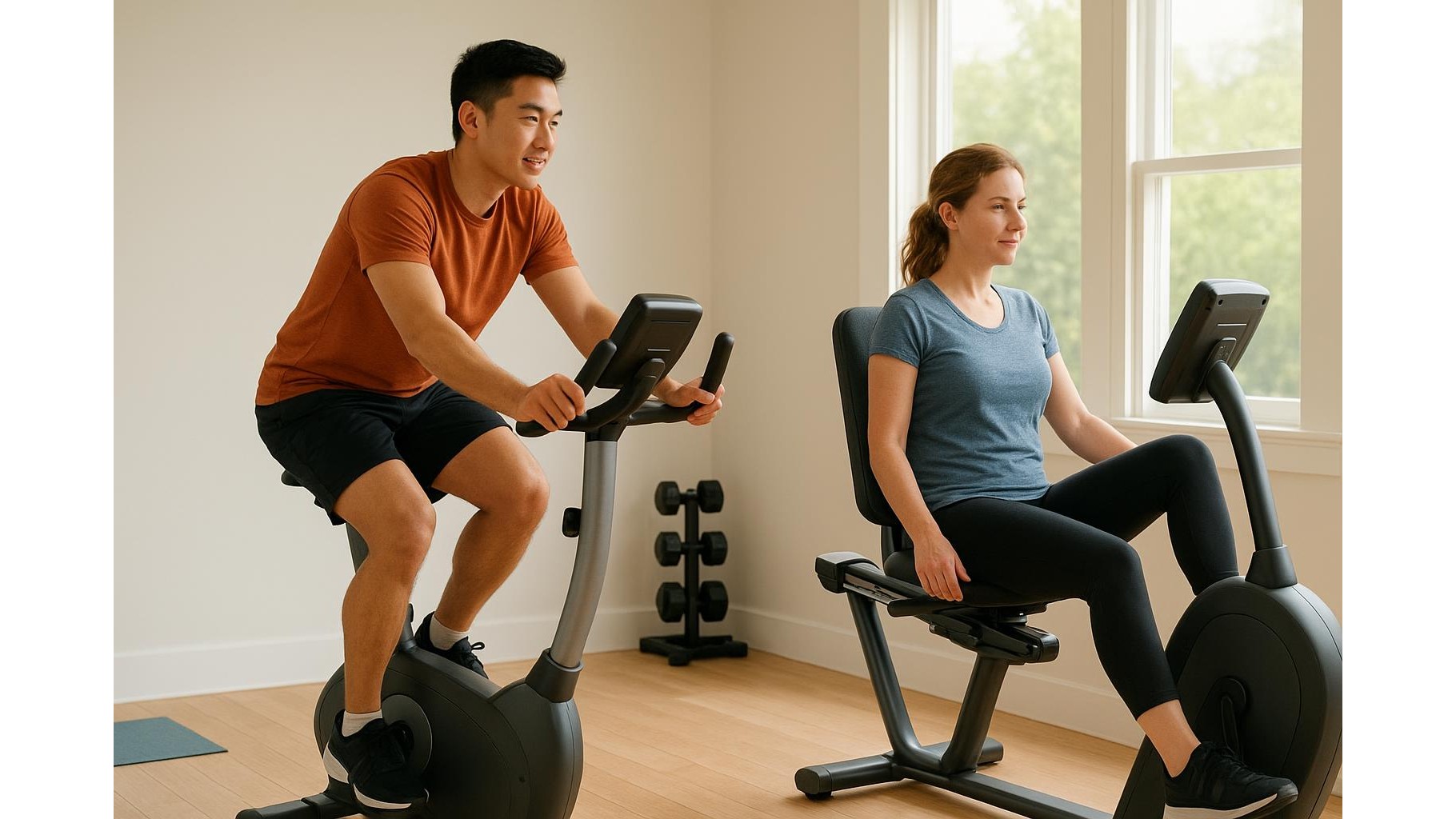 Upright vs recumbent bikes for home: which cardio position is better for your back and goals