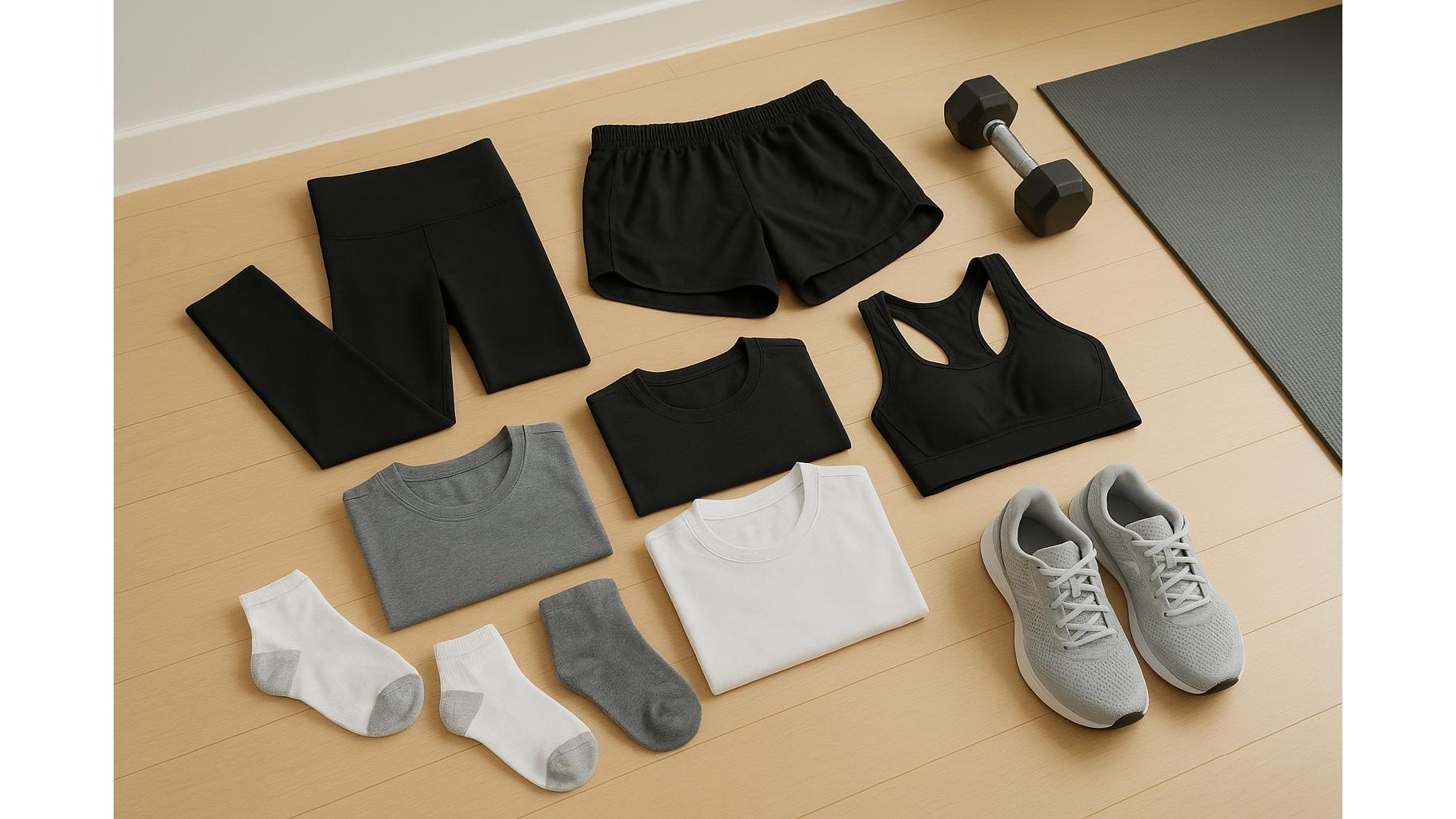 Home gym outfits for strength days vs cardio days: how to build a smart capsule wardrobe
