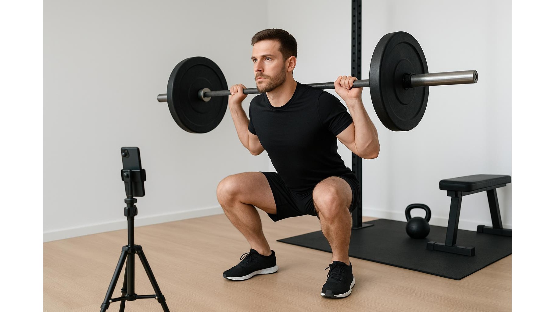 Using simple home cameras to check your lifting technique without hiring a coach