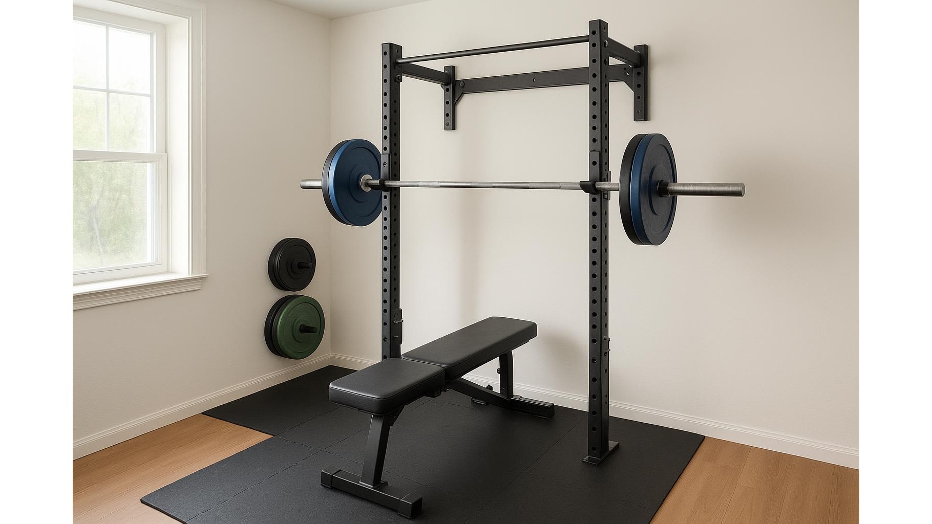 How to choose a foldable half rack for a multipurpose home strength corner