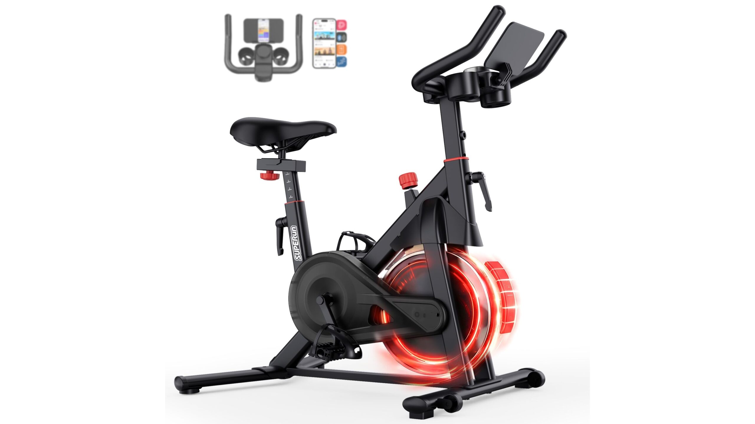 Superun exercise bike for home use, indoor cycling with magnetic resistance at a smart Amazon price