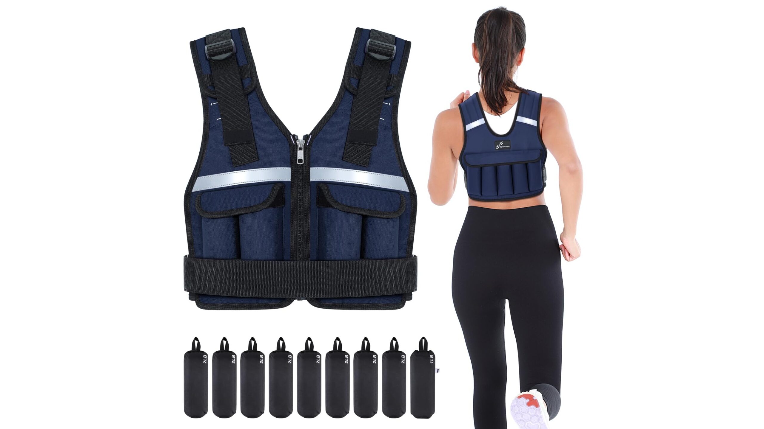 Sportneer adjustable weight vest, a flexible loading tool for home bodyweight workouts