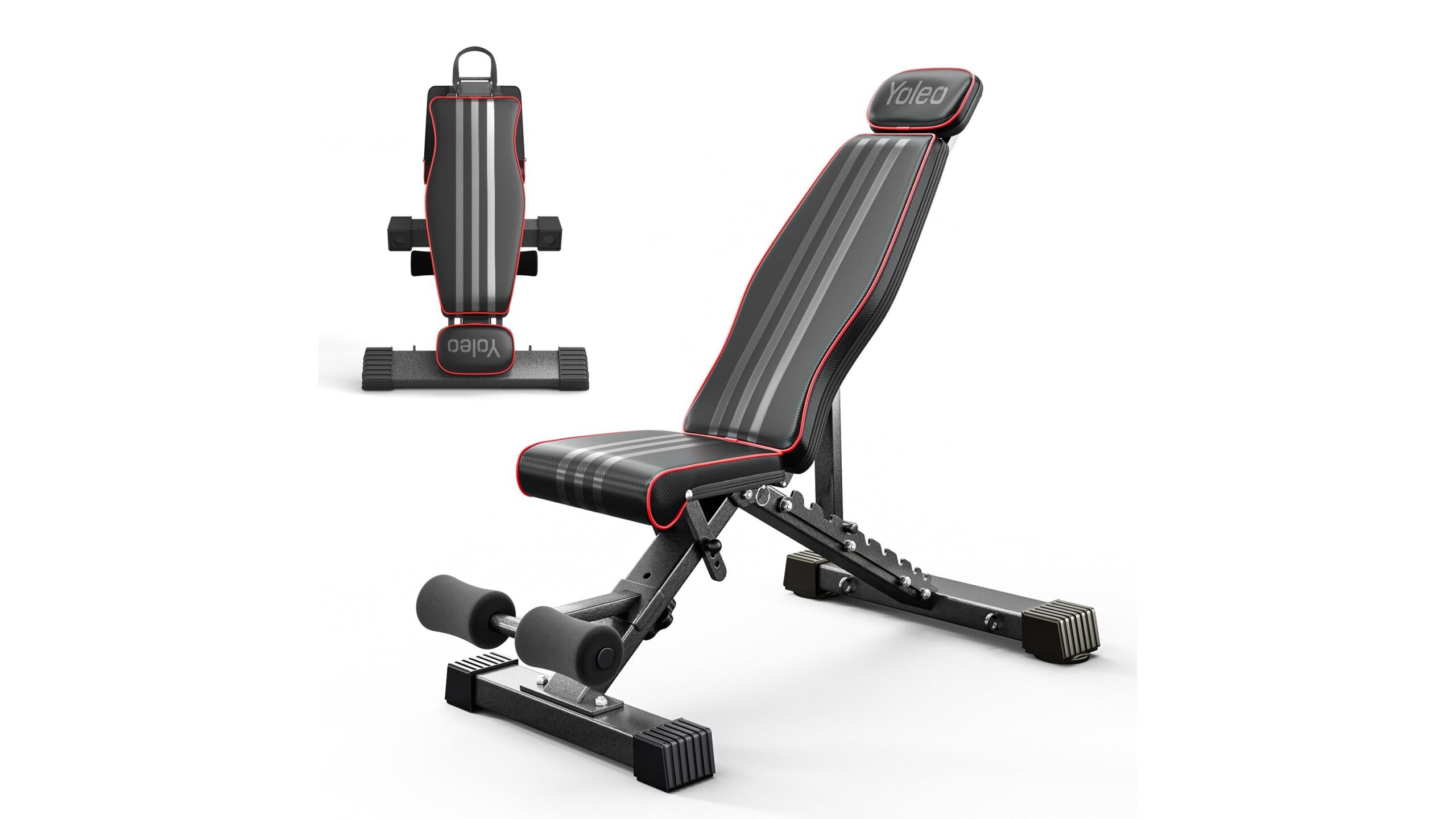 Yoleo adjustable foldable weight bench, a versatile home gym essential now at a standout price on Amazon