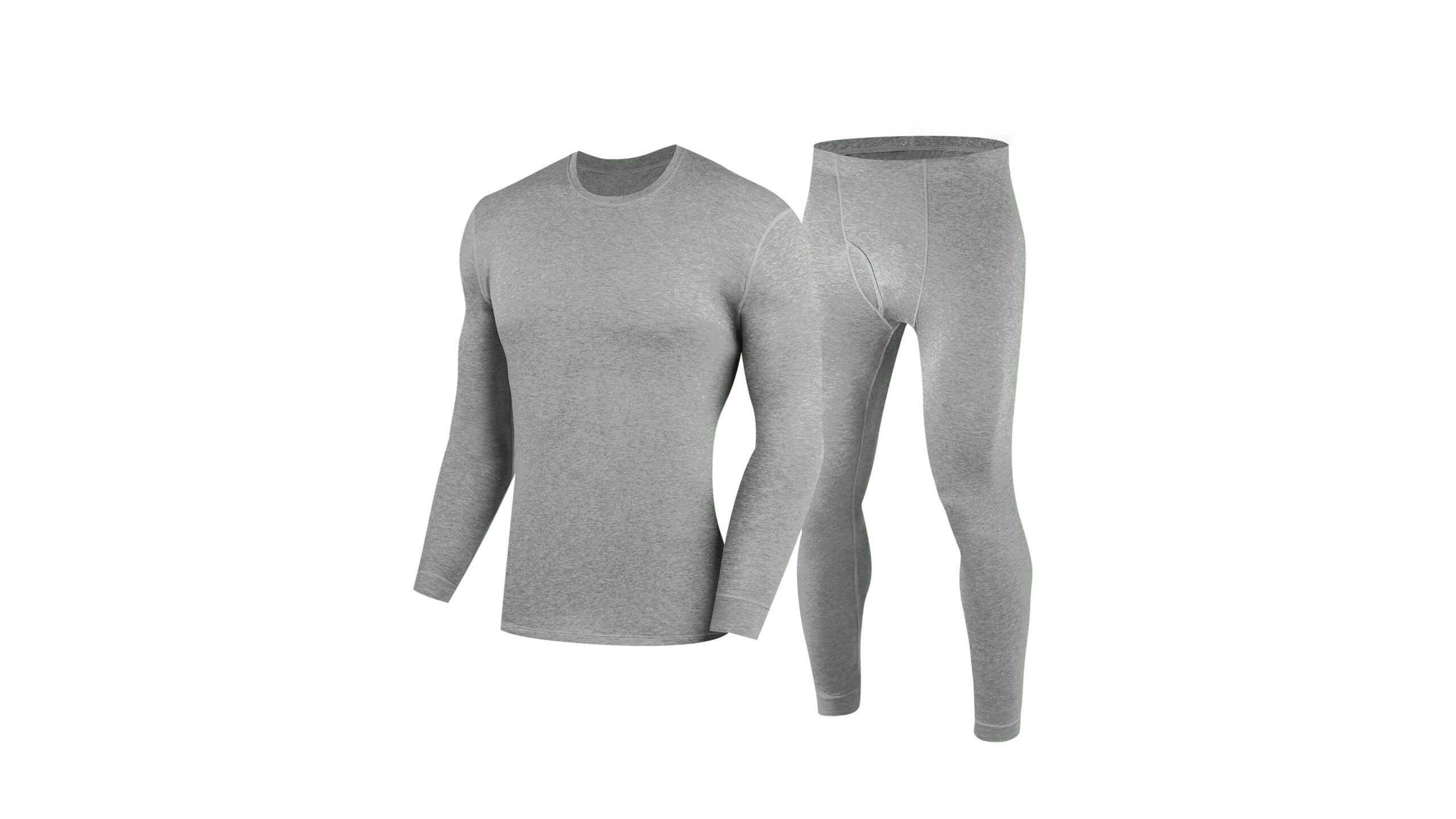YESWEL merino wool thermals set for men, warm base layer for cold home gyms on Amazon