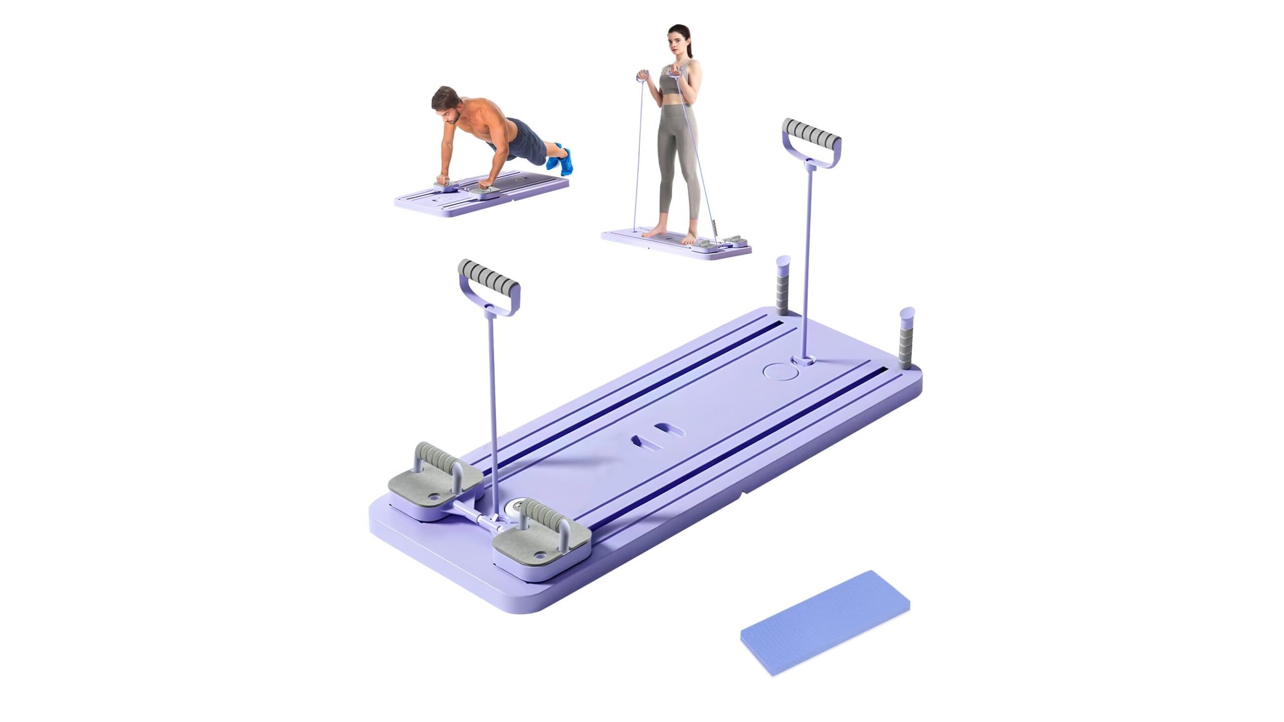 Rantizon ab roller board, compact full body trainer for core-focused home workouts