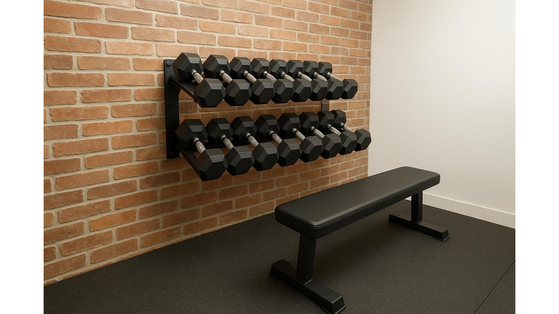 How to choose adjustable wall-mounted dumbbell racks for a tidy home gym