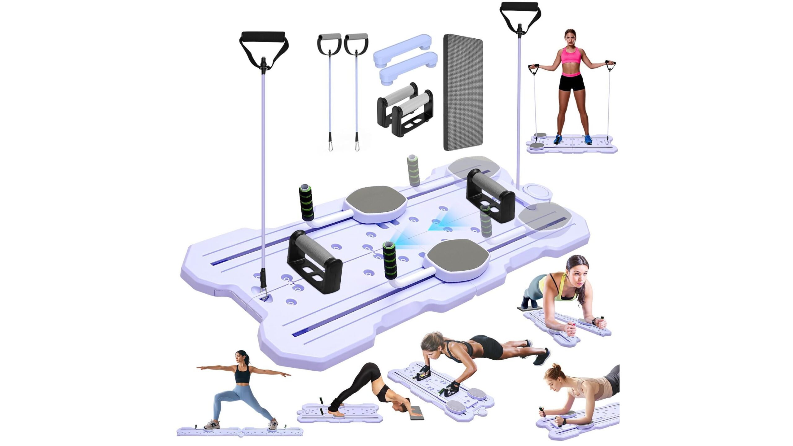 Foldable Pilates board reformer set, a compact full body studio for your living room on Amazon