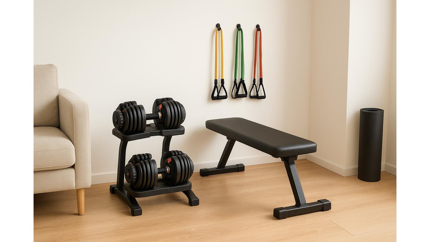 How to design a modular home gym corner that adapts as you progress
