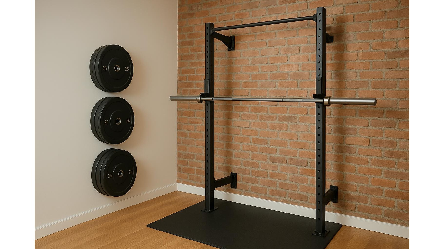 How to choose a compact wall-mounted foldable squat rack for tight home spaces