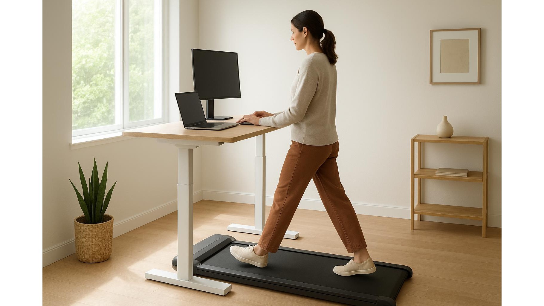 Treadmill desk combos for remote workers: how to walk more while you work from home
