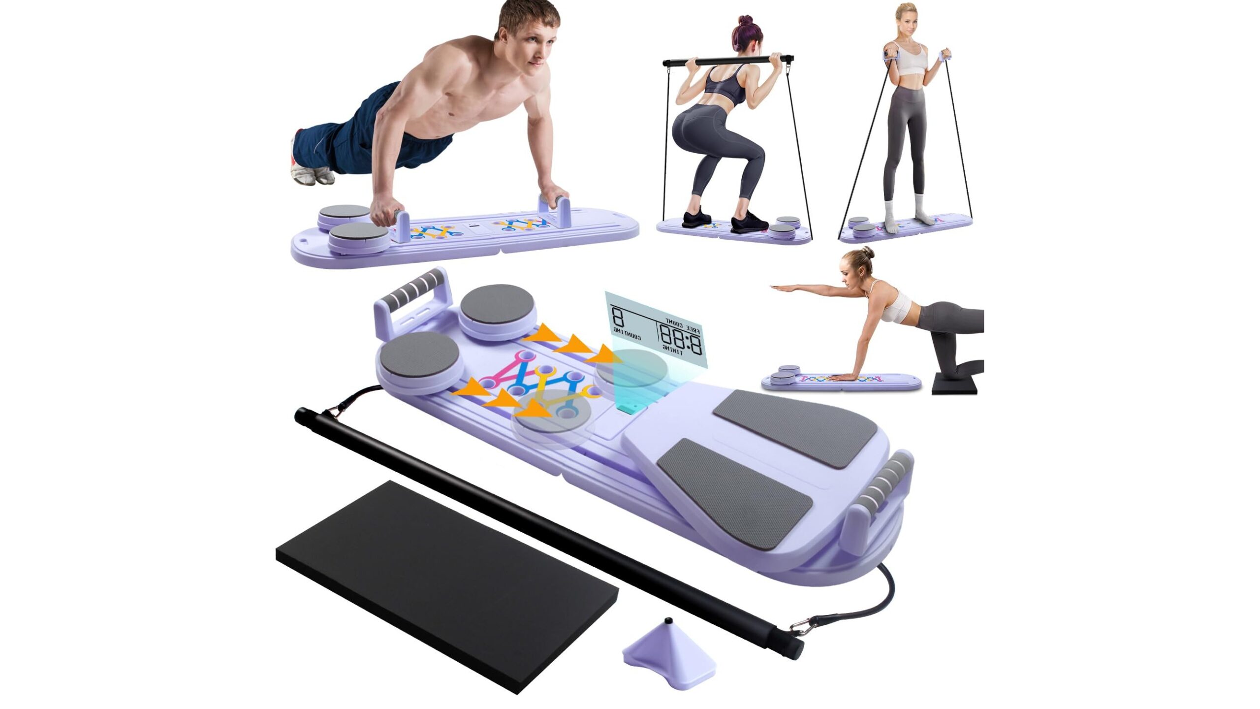 Pilates reformer machine for home, multifunctional core trainer with a compelling Amazon deal