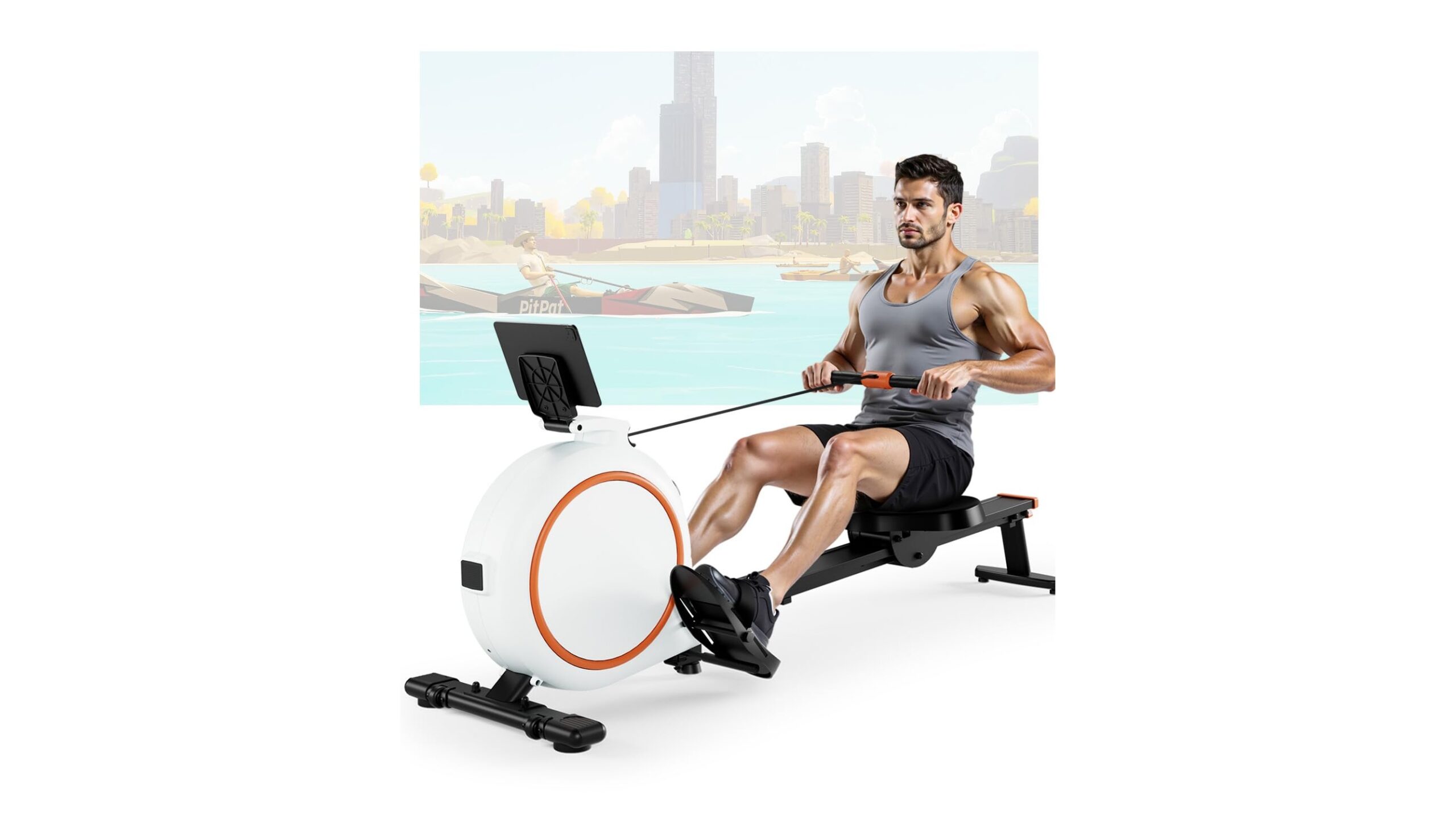 Superun 32-level rowing machine, quiet magnetic rower for home cardio now featured on Amazon