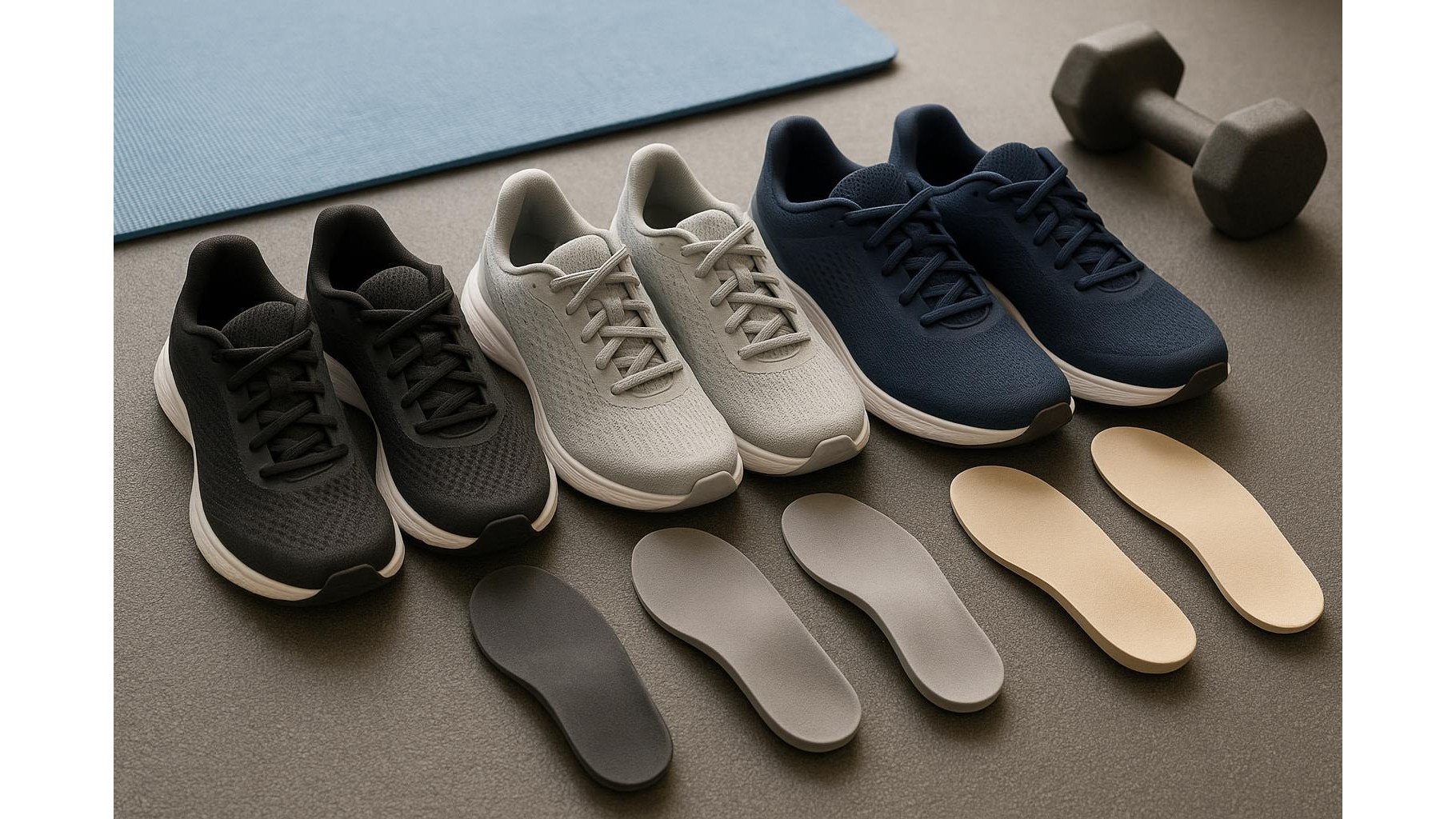 Rotating shoes and insoles for safer home workouts: how and when to swap them