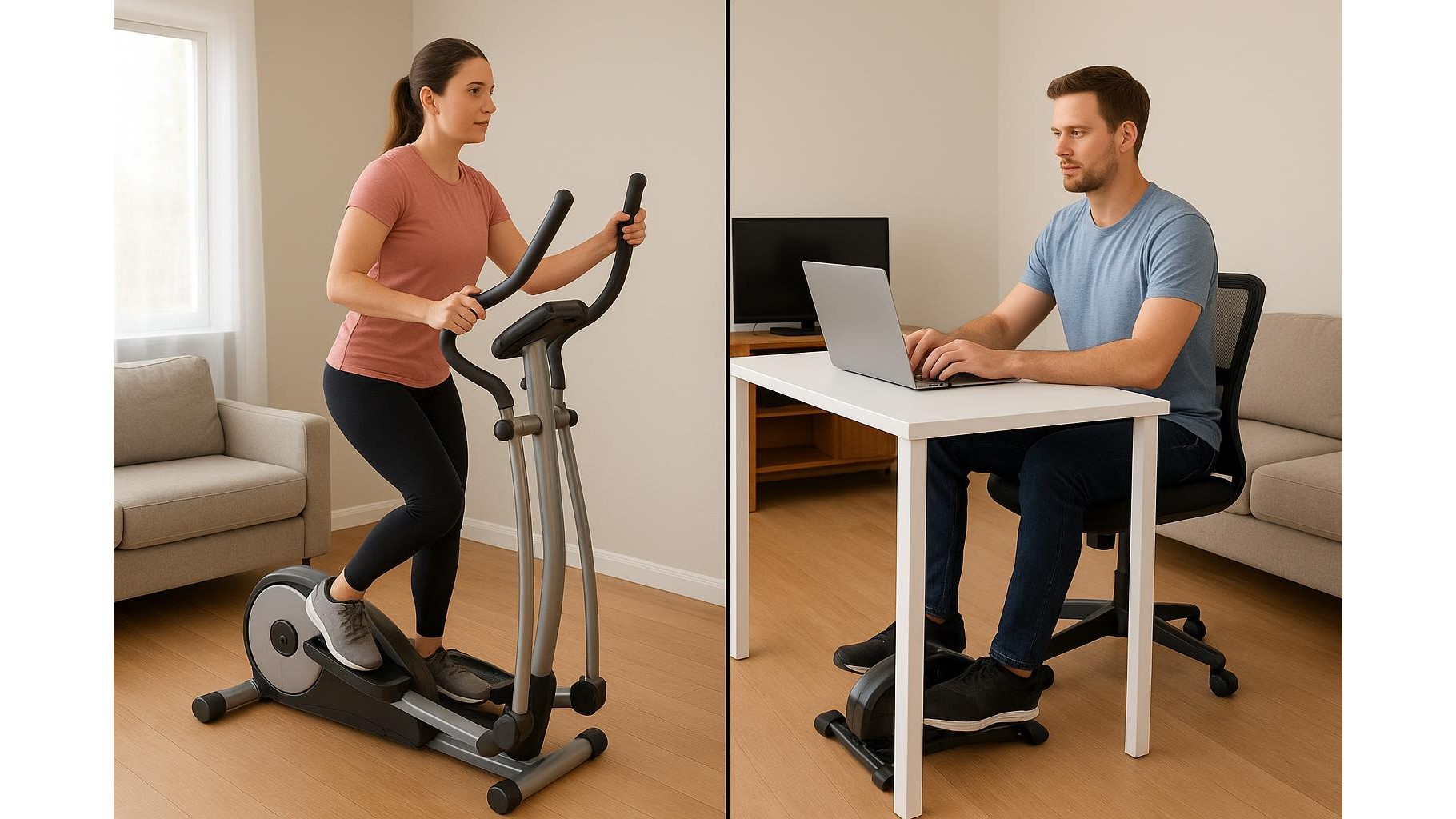 Elliptical vs mini cross trainer: which home cardio tool fits your living room