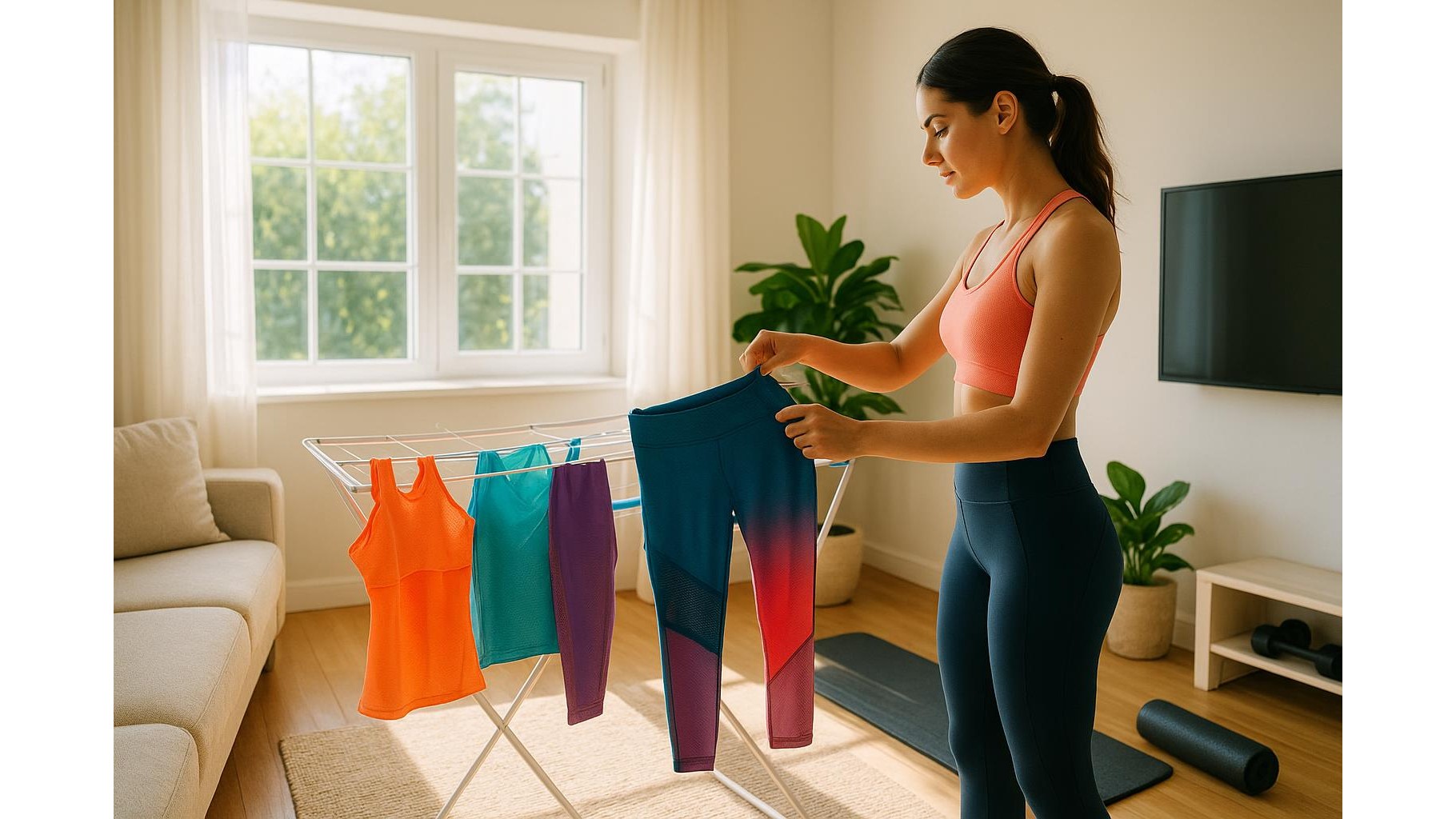 How to choose odor-resistant workout clothes when you train at home every day