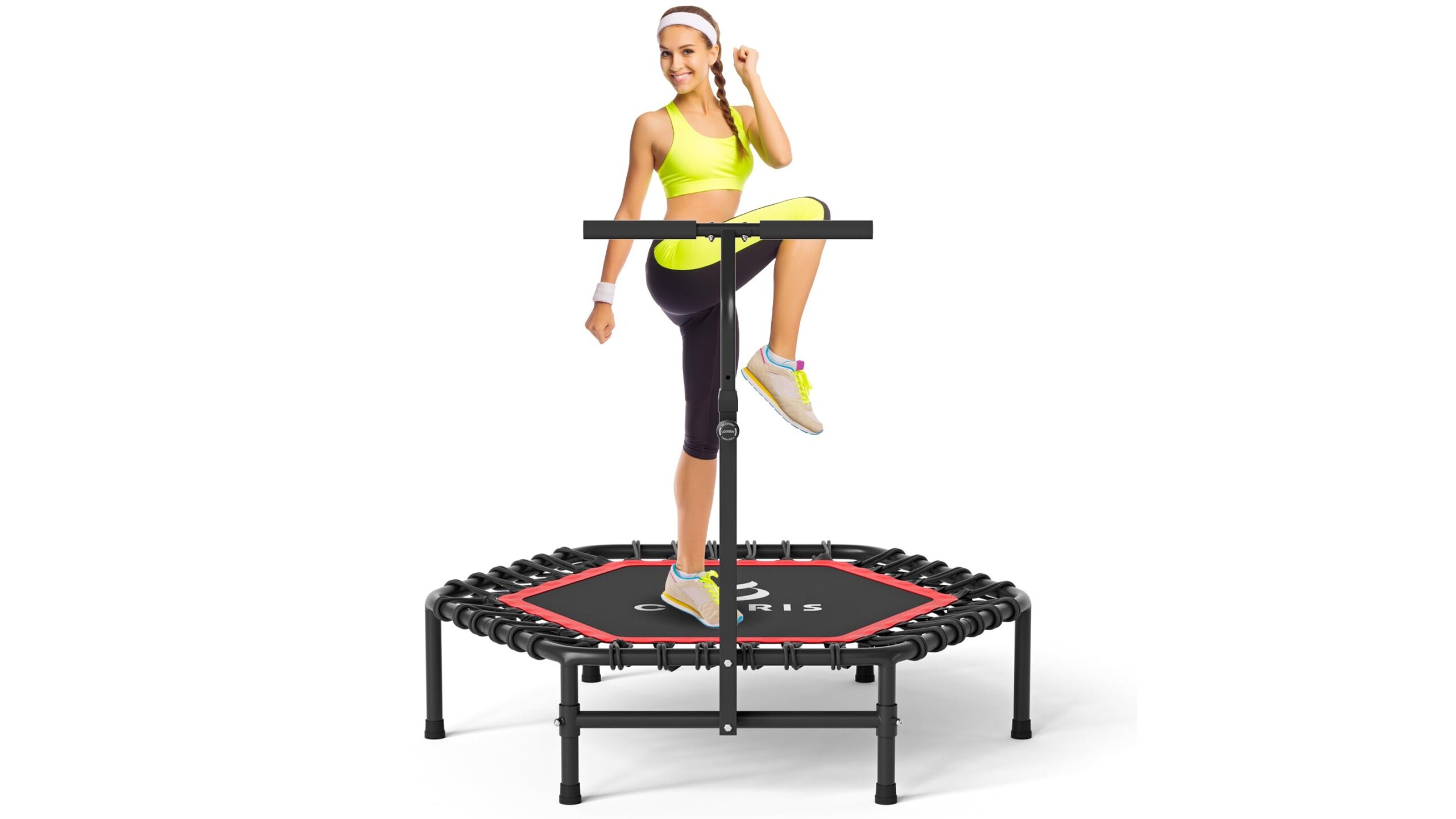 CLORIS foldable fitness trampoline, home rebounder for fun cardio at a sharp Amazon price