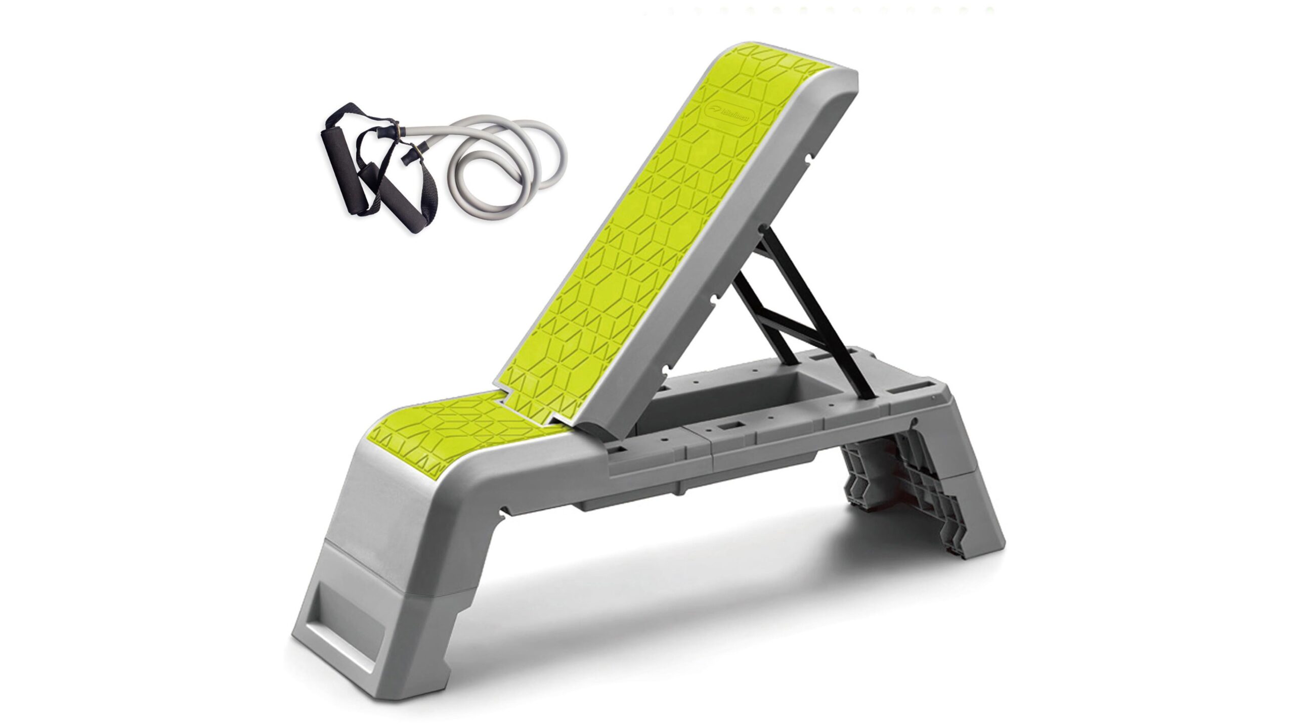 Leikefitness multifunctional aerobic deck, a space-saving bench to upgrade your living room workouts