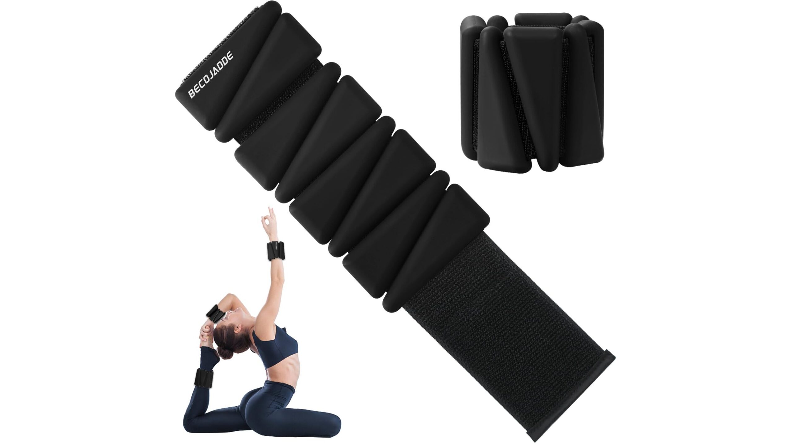 BECOJADDE silicone ankle weights B0F5Q4MF6C: small upgrades for big home workout results