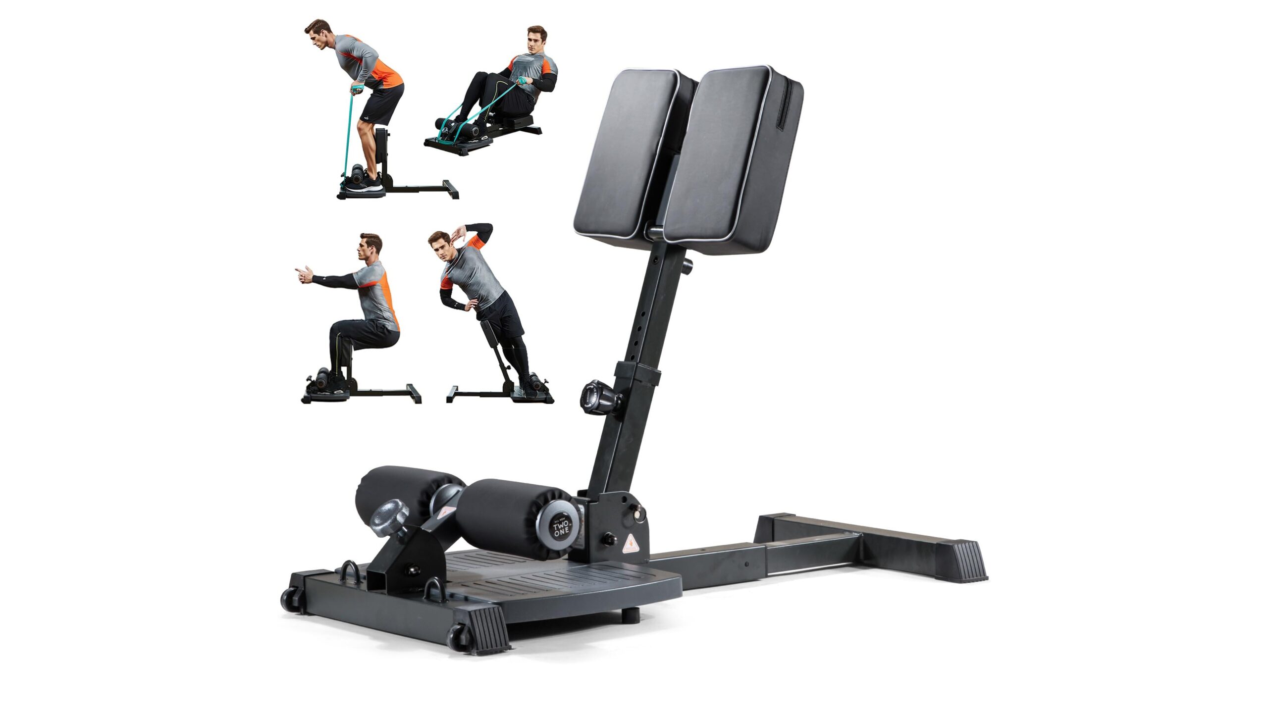 leikefitness deluxe multi-function deep sissy squat bench, leg training station for serious home quads