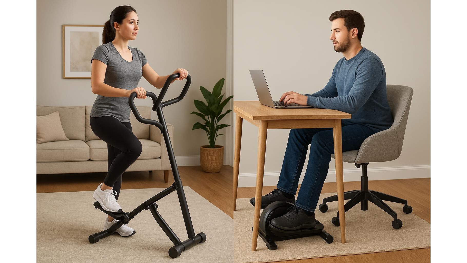 Mini stair climber vs under-desk elliptical: which home cardio tool keeps you moving more