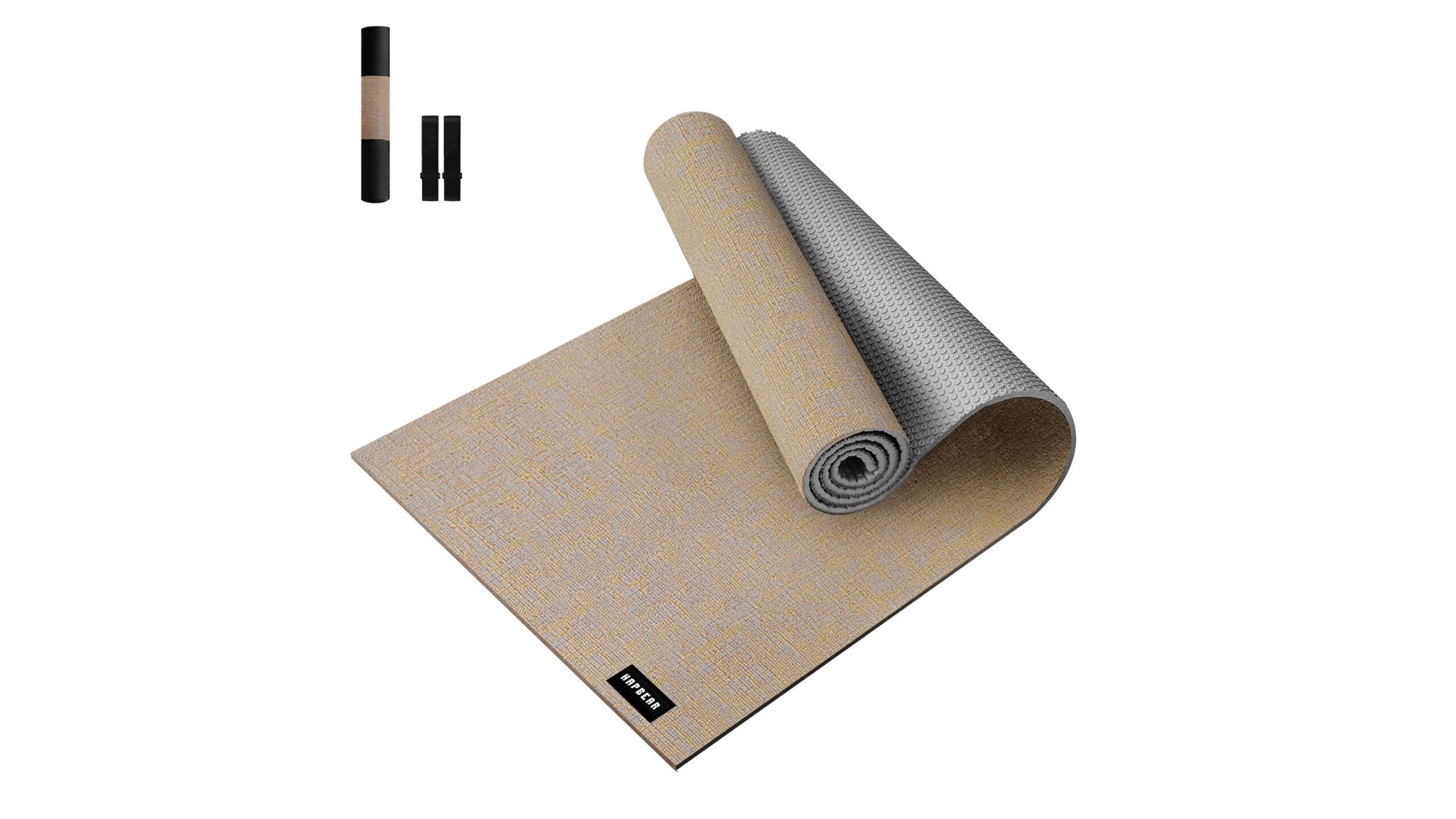 HAPBEAR large yoga mat, extra space and grip for home workouts at a compelling Amazon price