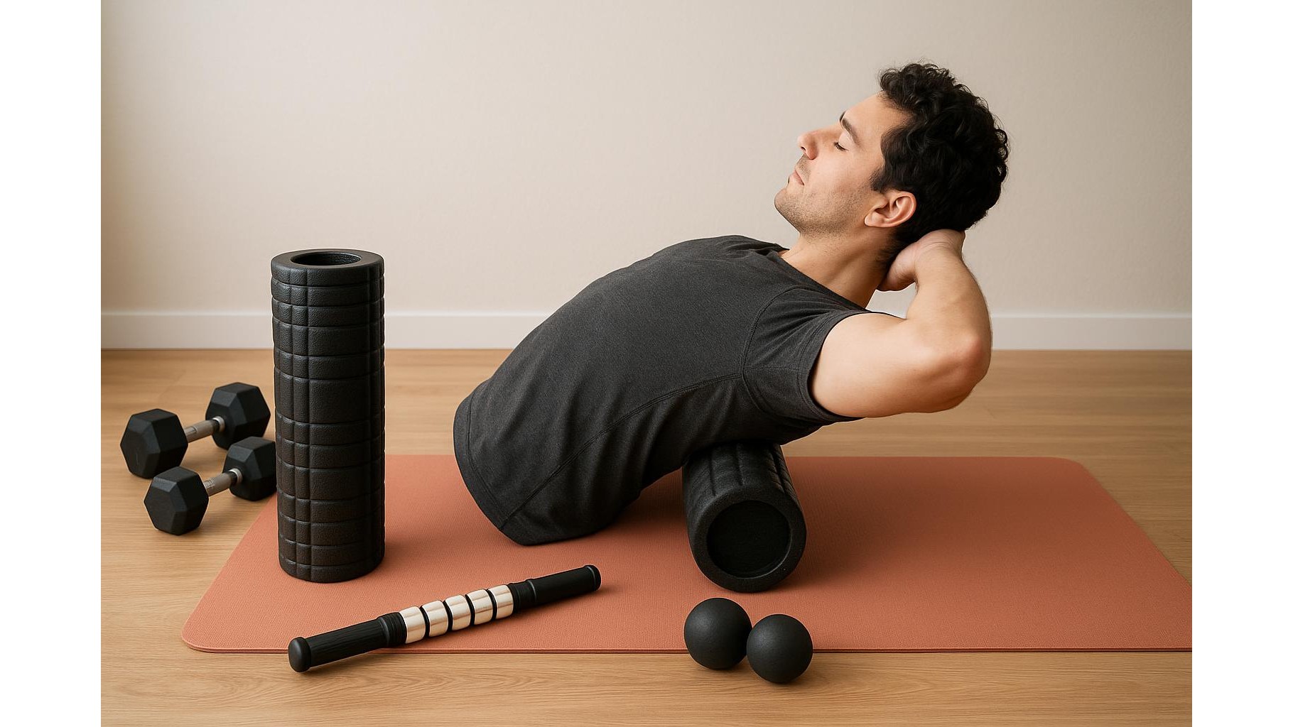 Self-massage tools for home gyms: how to use balls, sticks and rollers safely