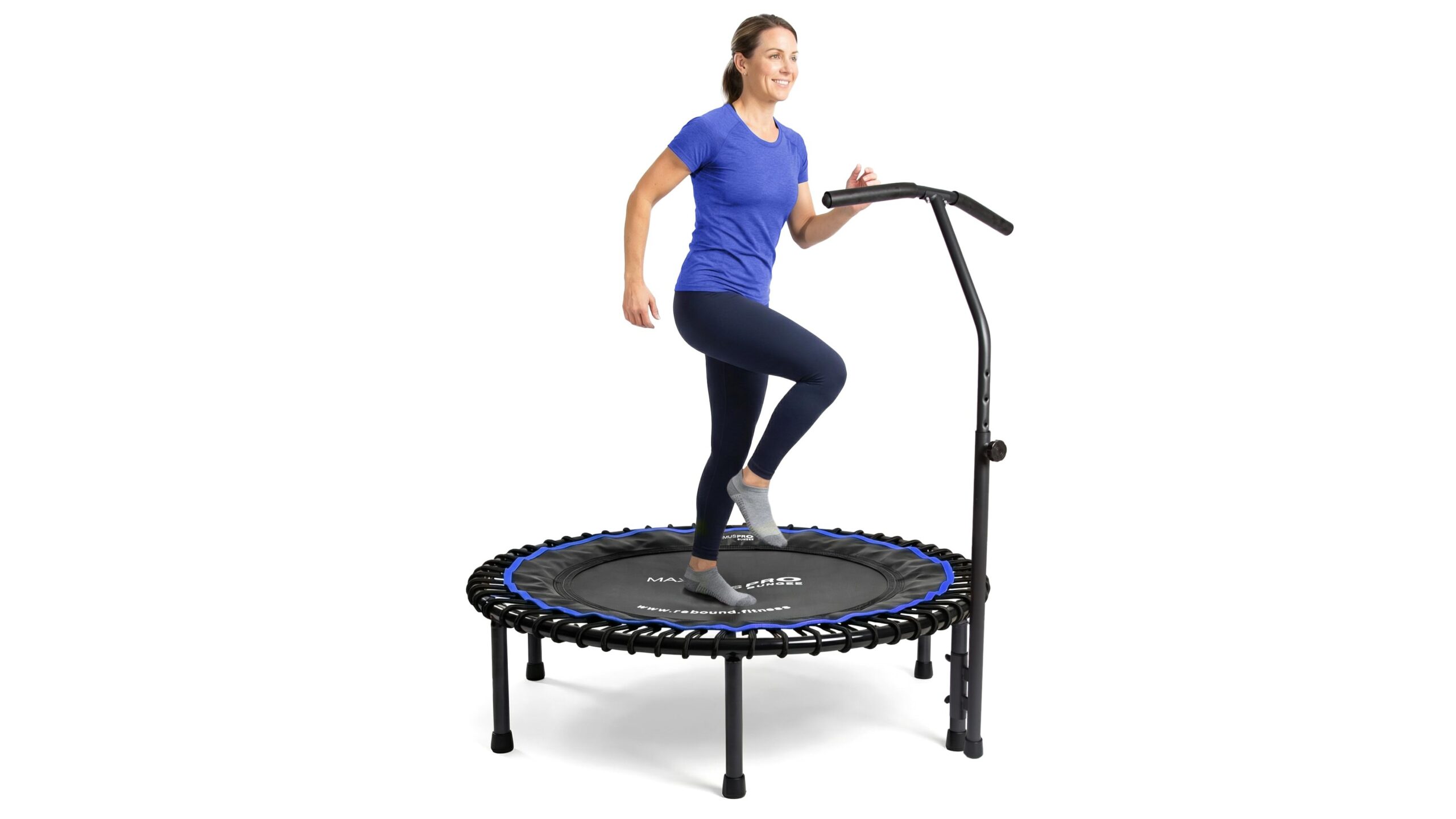Maximus Pro bungee rebounder, mini trampoline for soft low-impact cardio now on Amazon