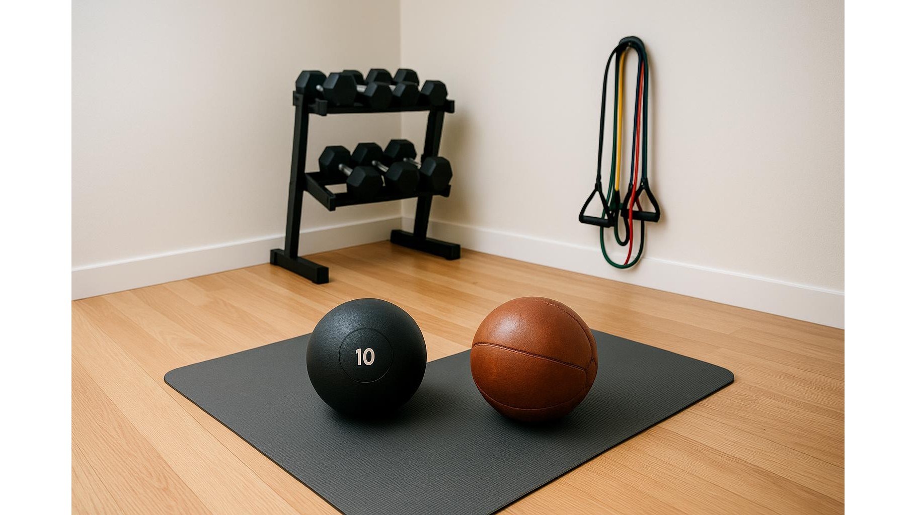 Home slam ball vs classic medicine ball: which one makes more sense in a small home gym?