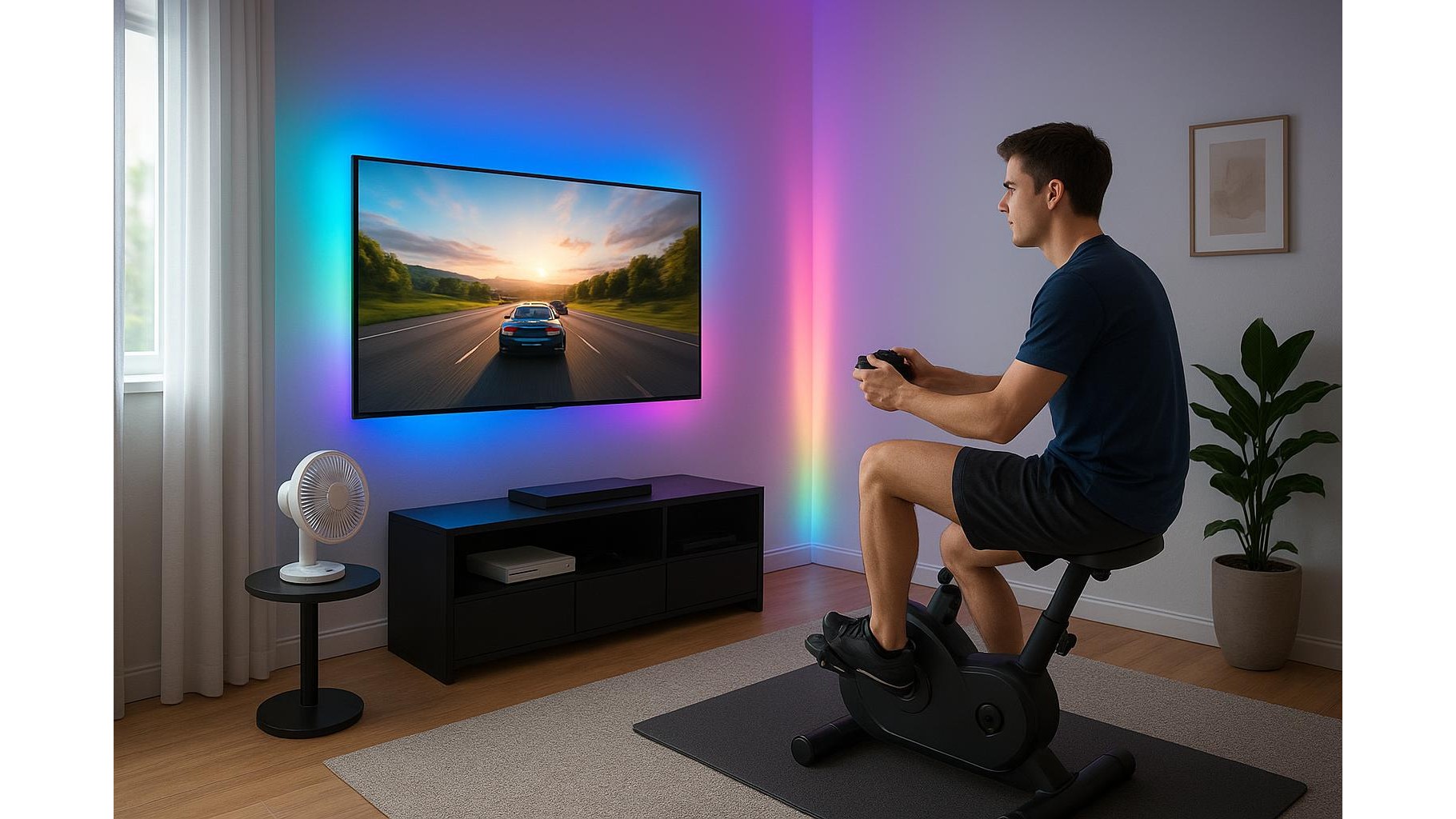 Cardio for gamers: how to set up a bike or stepper next to your console without ruining the fun