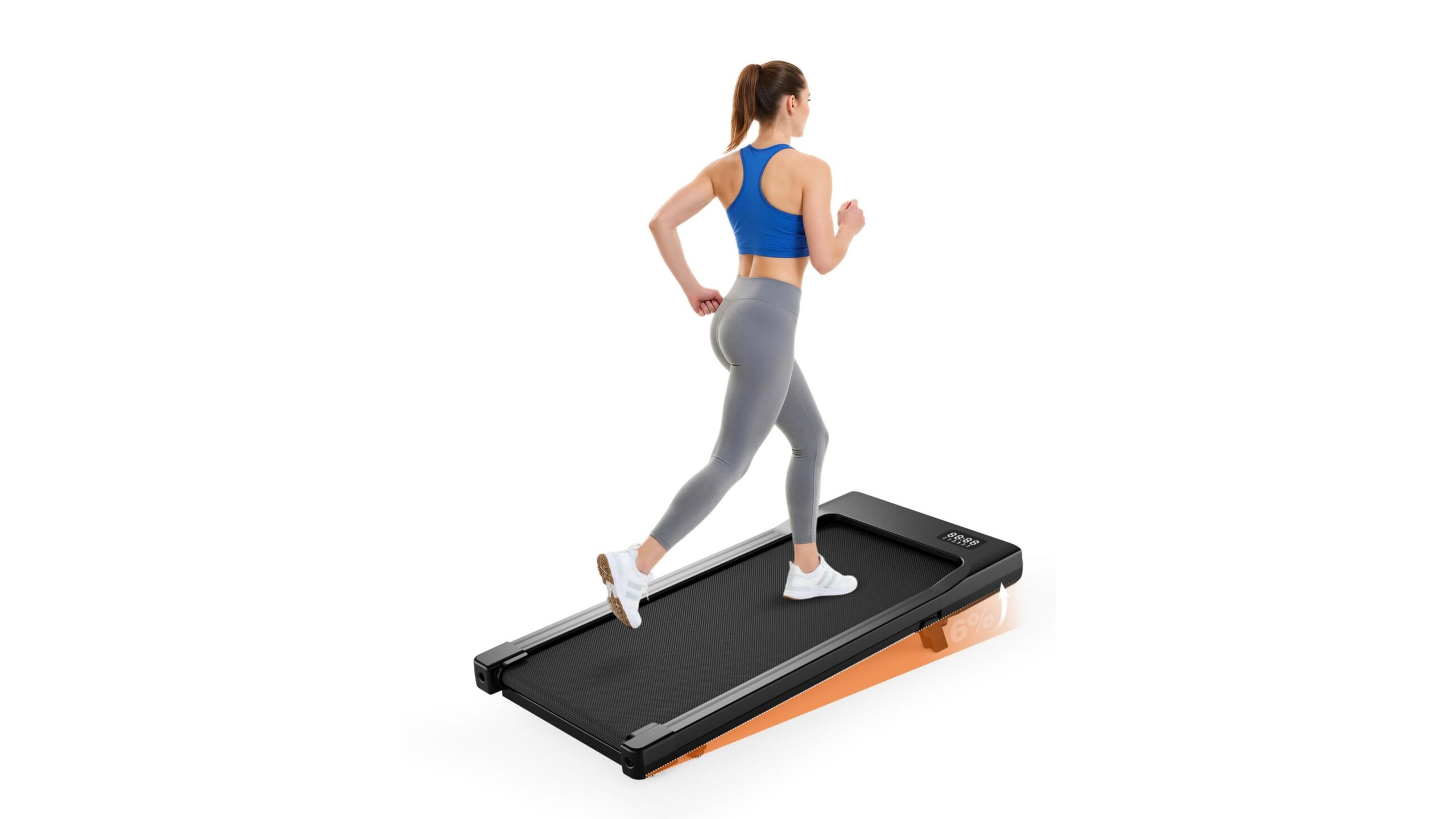 Superun Raceable walking pad inclinato, tapis roulant salvaspazio per casa e ufficio in forte promo Amazon