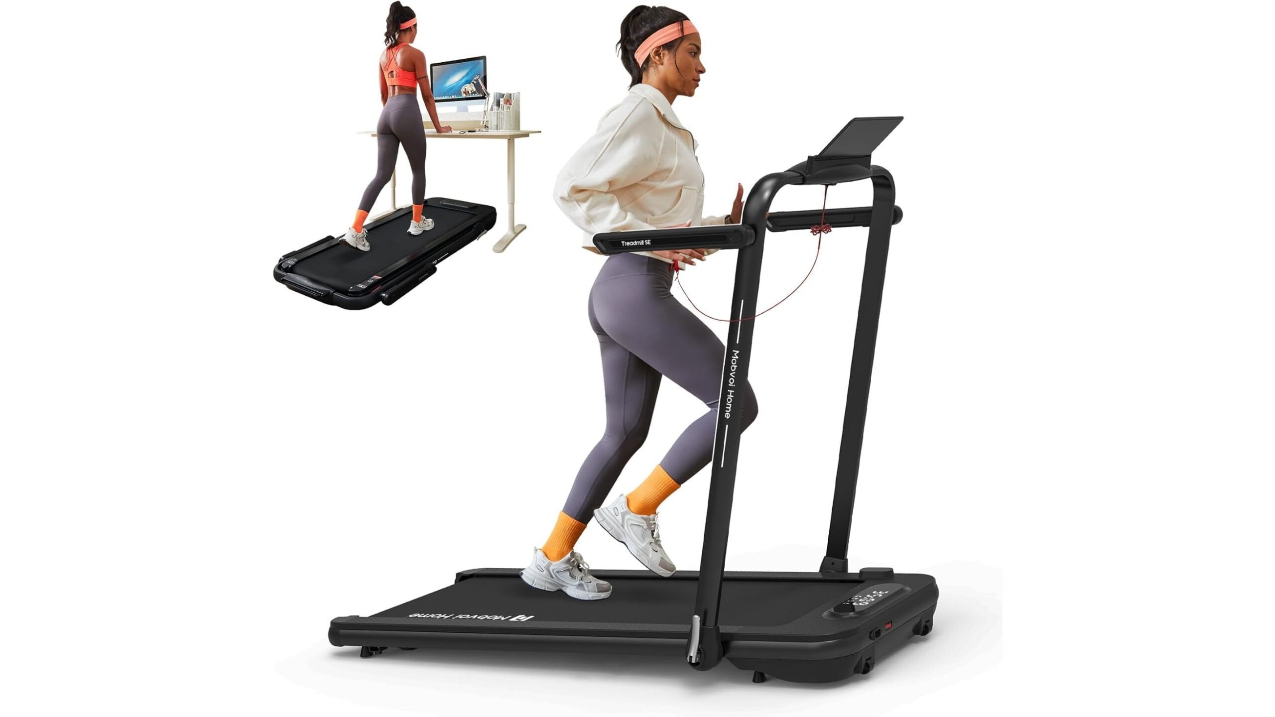 Mobvoi Home Treadmill SE, compact smart treadmill for serious home cardio now on Amazon deal
