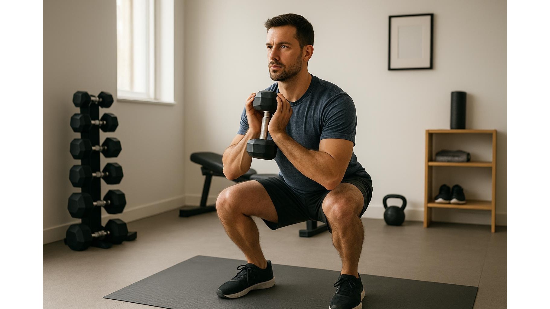 Tempo strength at home: 40-minute dumbbell workout that builds control and muscle