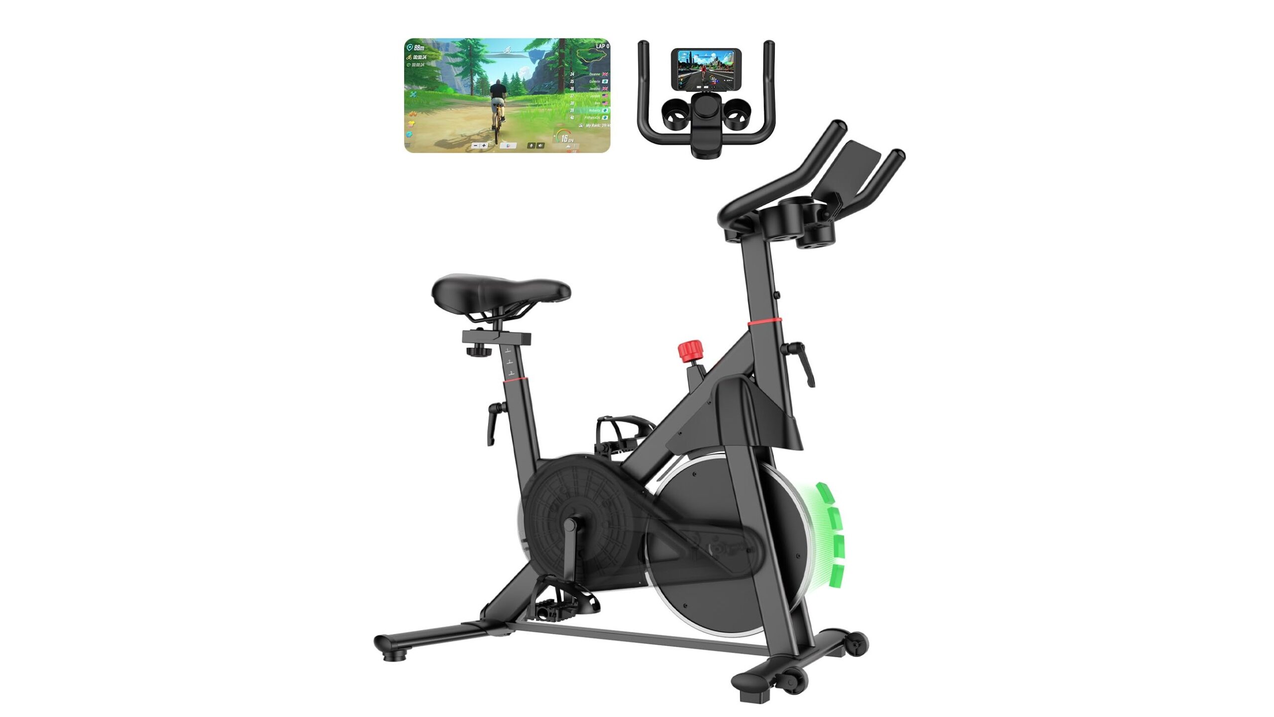 MJWW Exercise Bike per home gym, spin bike magnetica silenziosa in promozione su Amazon