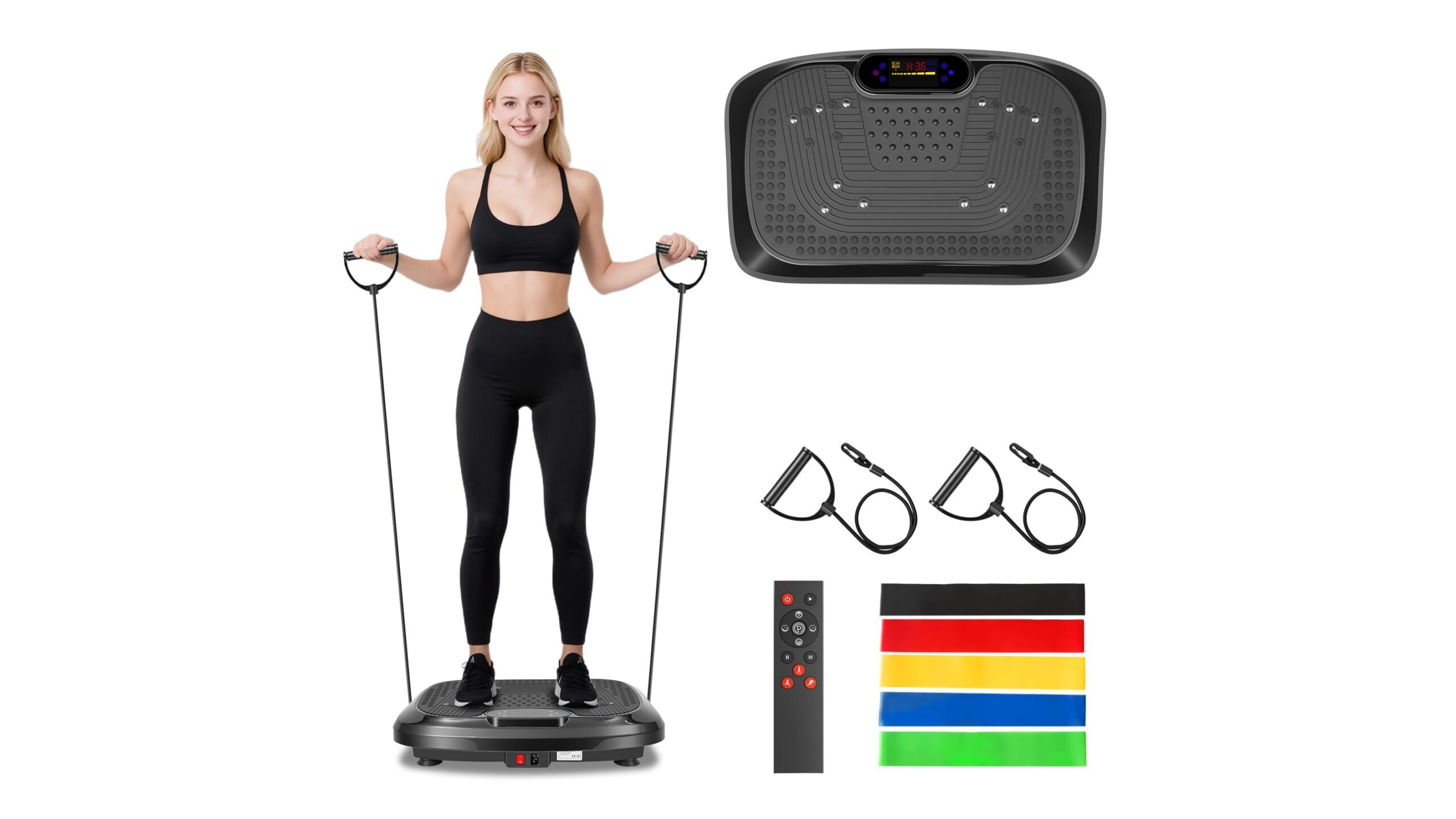 Piastra vibrante 2026 upgraded vibration plate, piattaforma extra large per allenamento total body in offerta