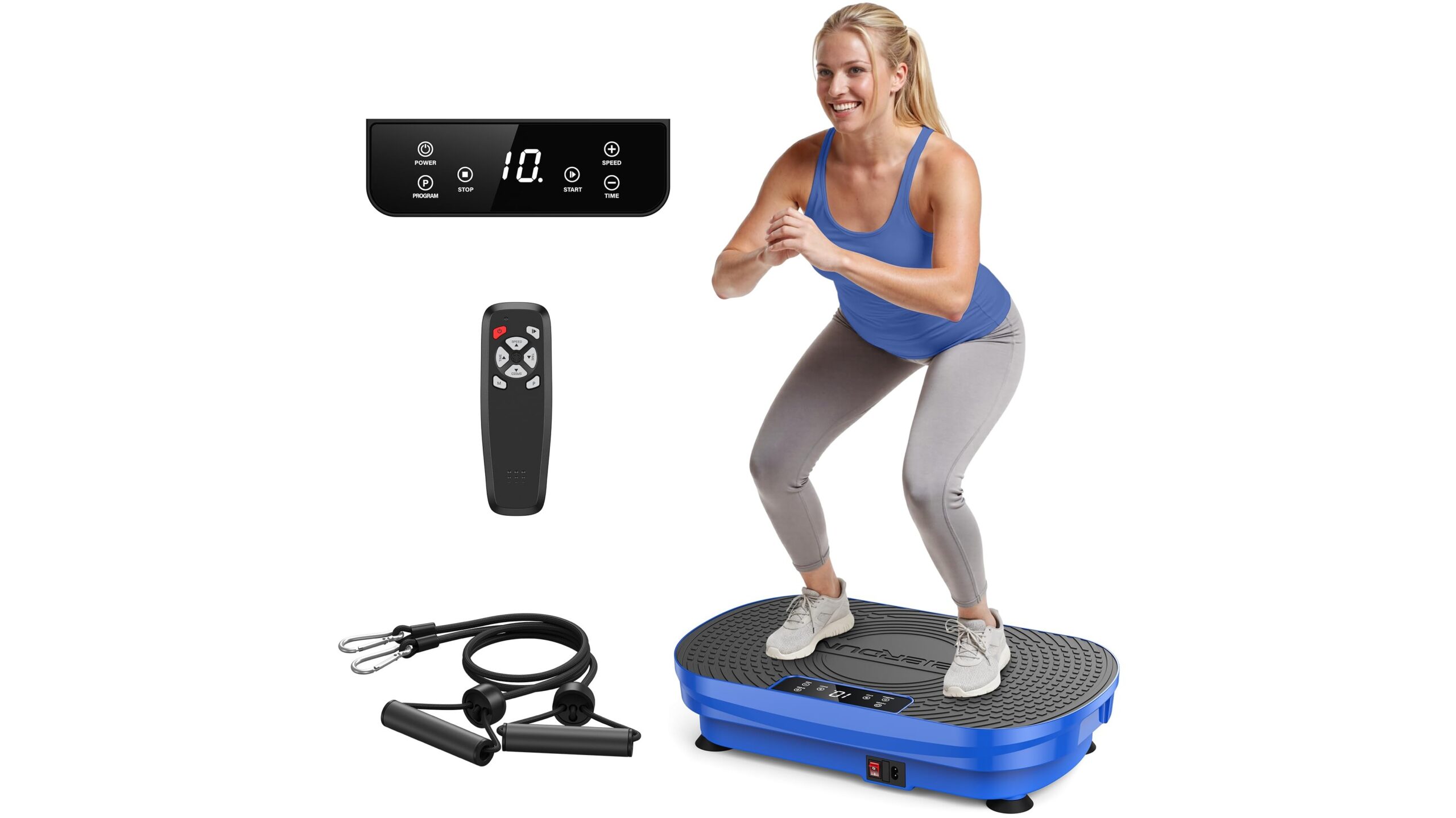 FEIERDUN vibration plate, full-body home training and relaxation with this Amazon pick