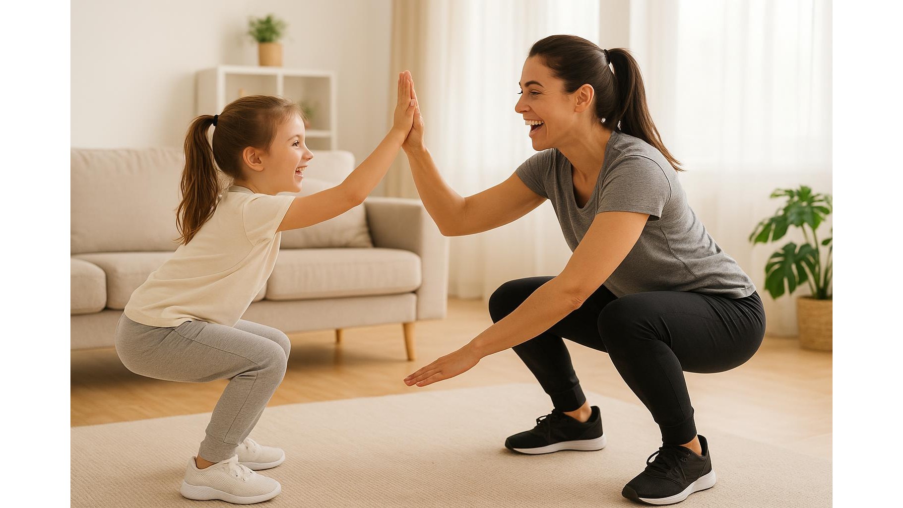 Parent and child home workout: a 30-minute bodyweight routine you can do together