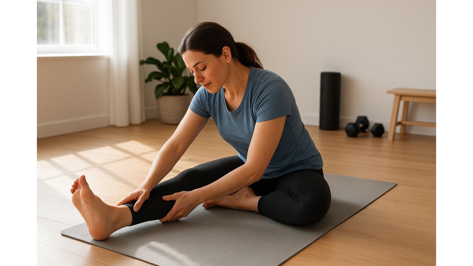 Morning mobility and self-massage: a 10-minute routine to start home workout days