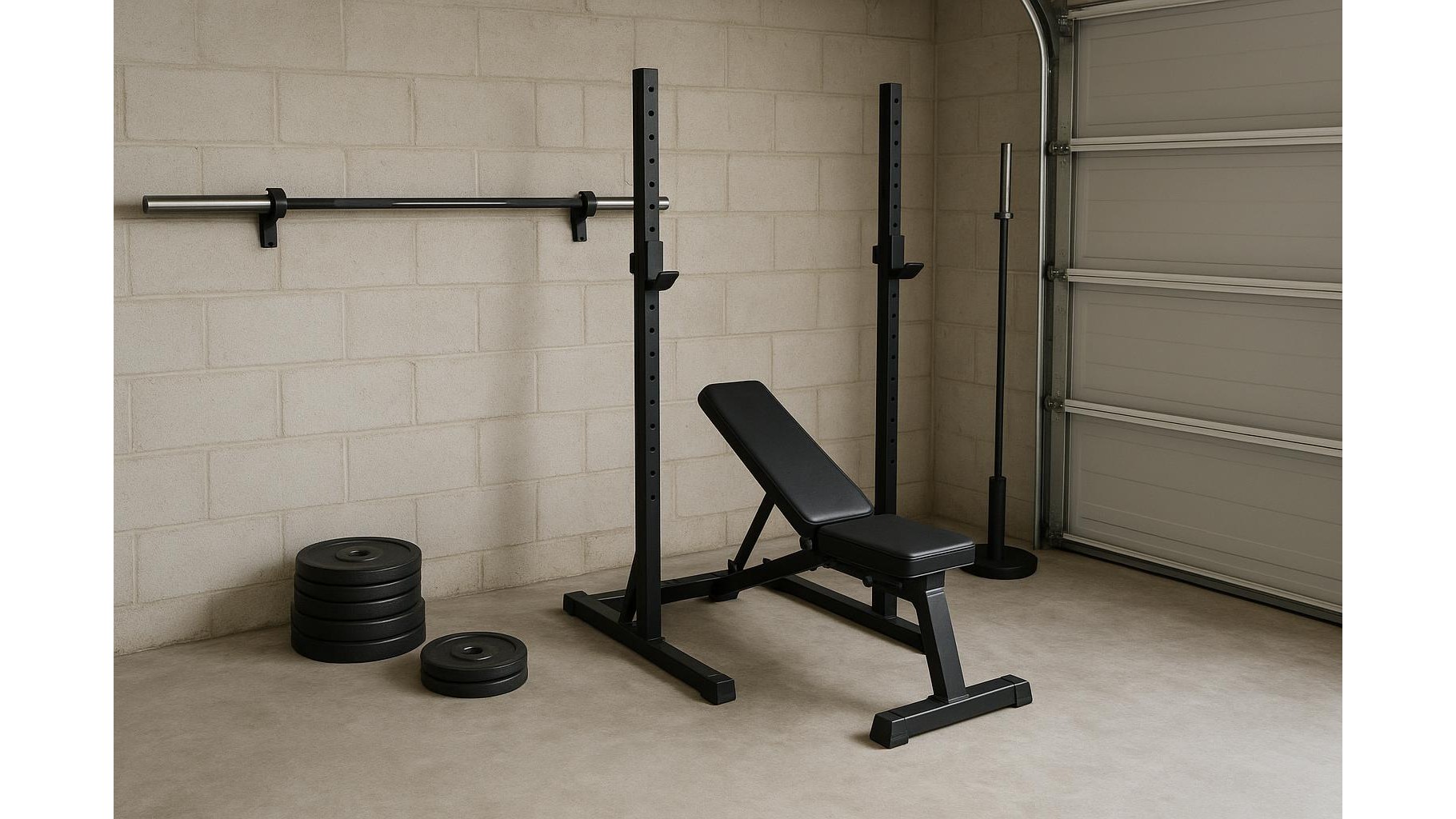Wall-mounted barbell holders vs floor stands: how to store your bar safely in a small home gym