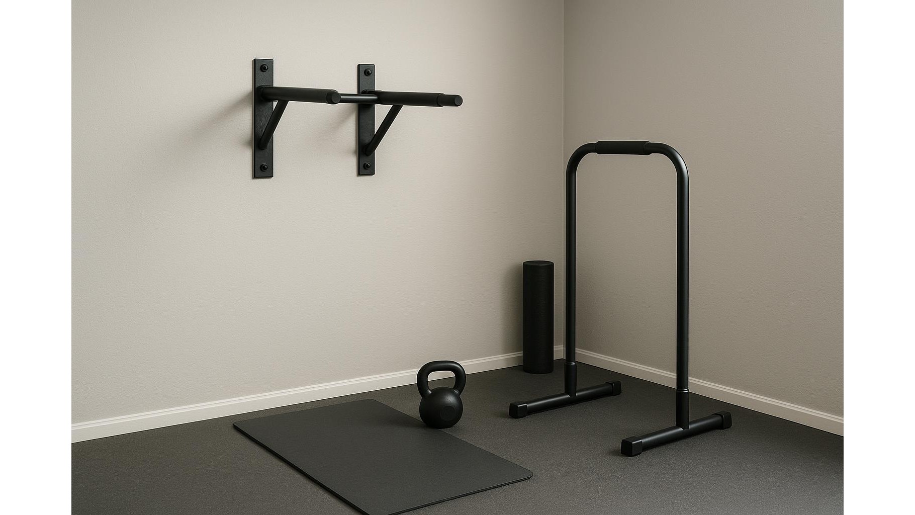 Choosing wall-mounted dip bars vs freestanding stations for a compact home gym