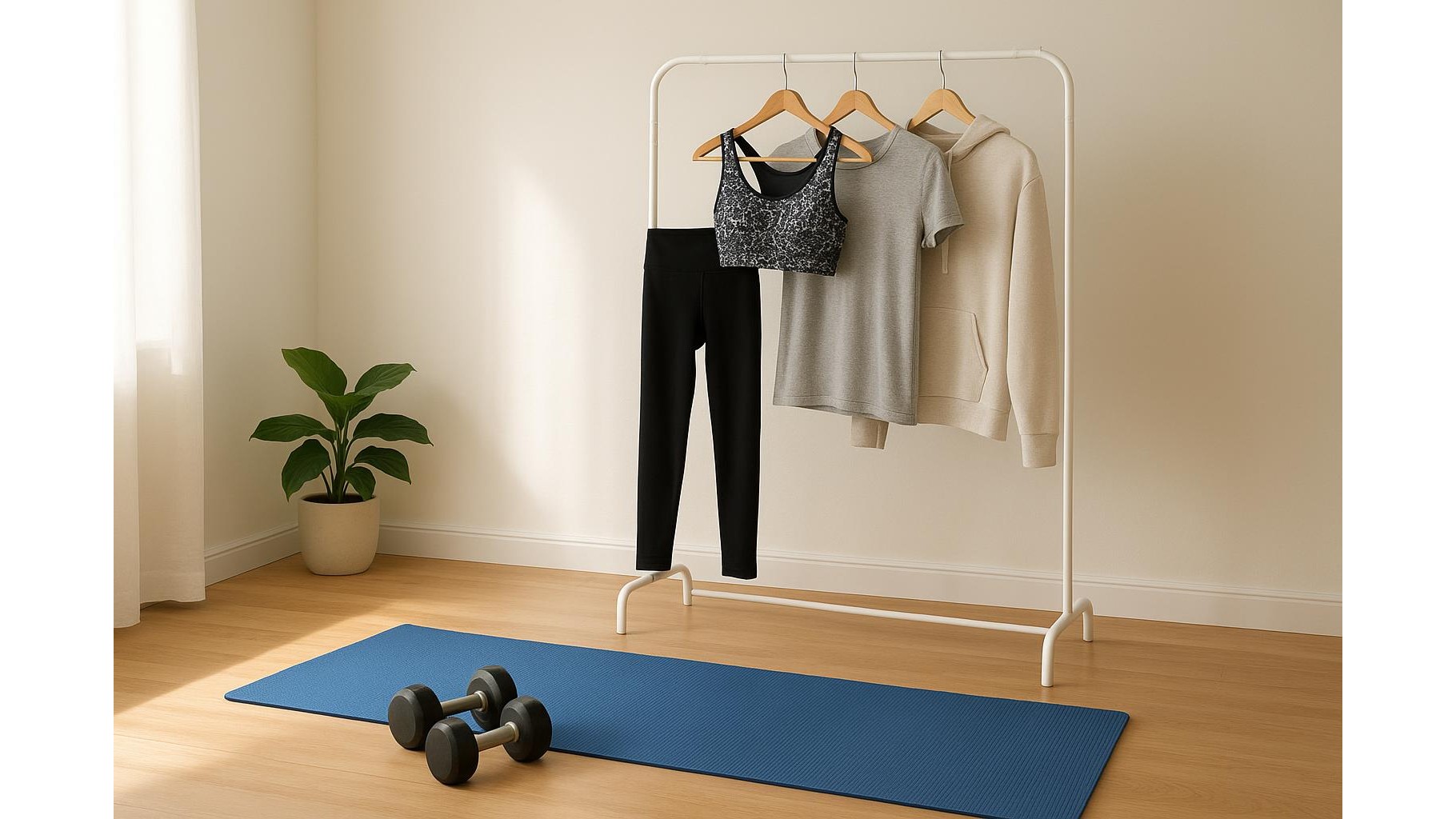 How to refresh your home workout wardrobe on a budget by mixing old and new pieces