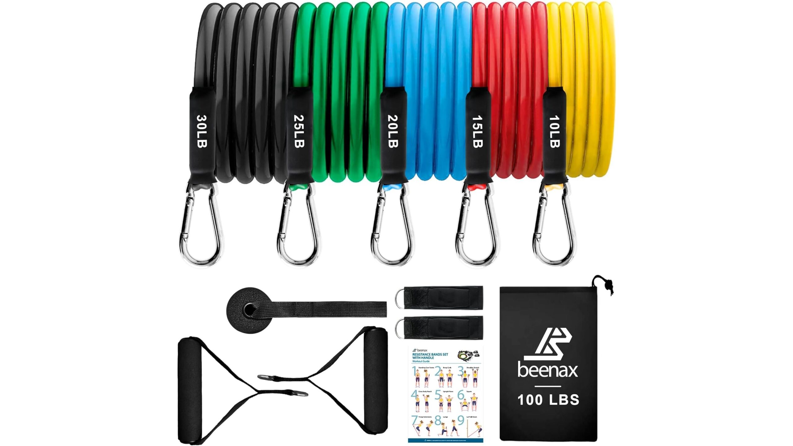 Door-anchor resistance band workout: full body home routine using just a door and bands