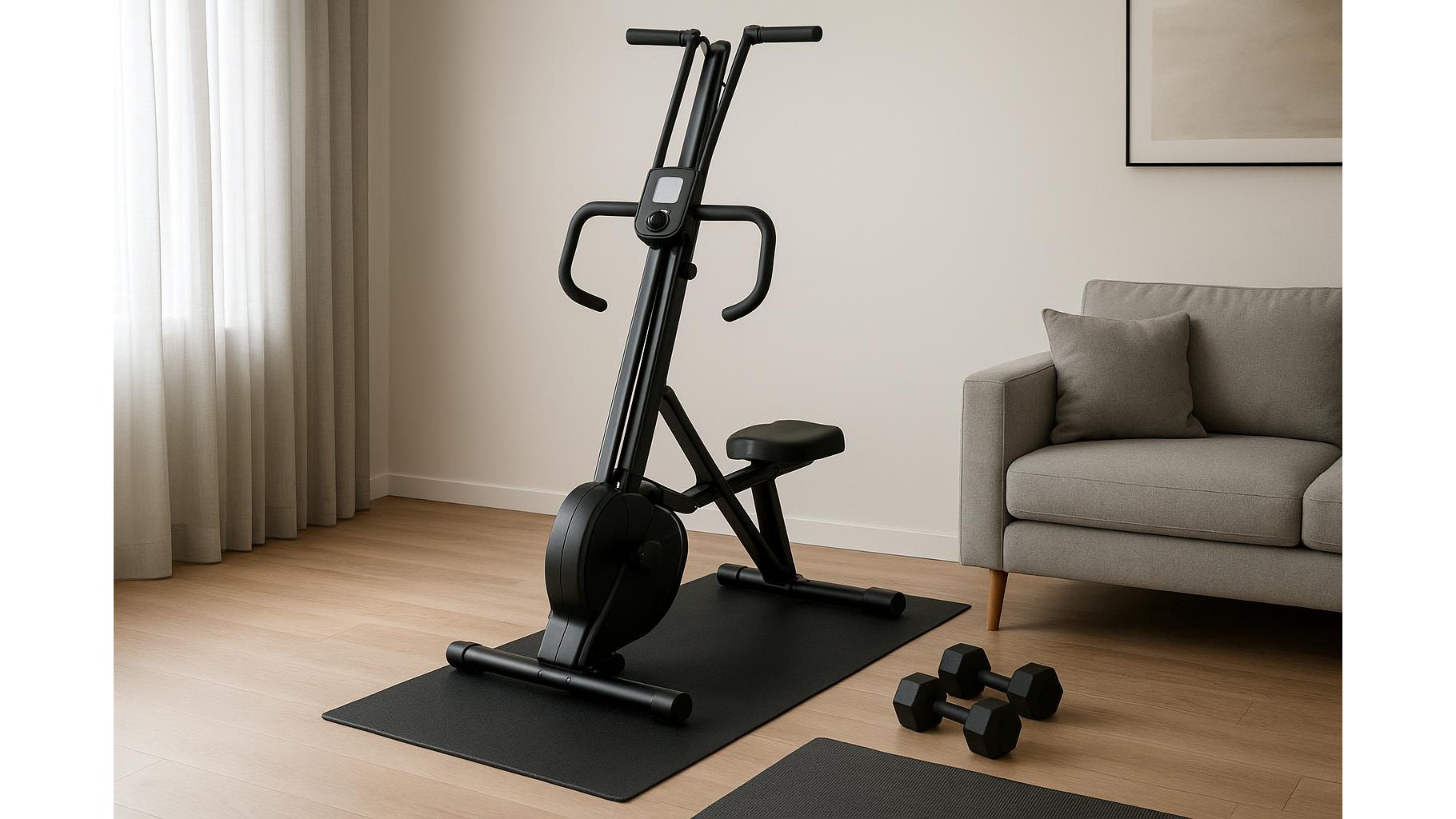 All-in-one cardio stations for home: how hybrid climber-rower machines fit small gyms
