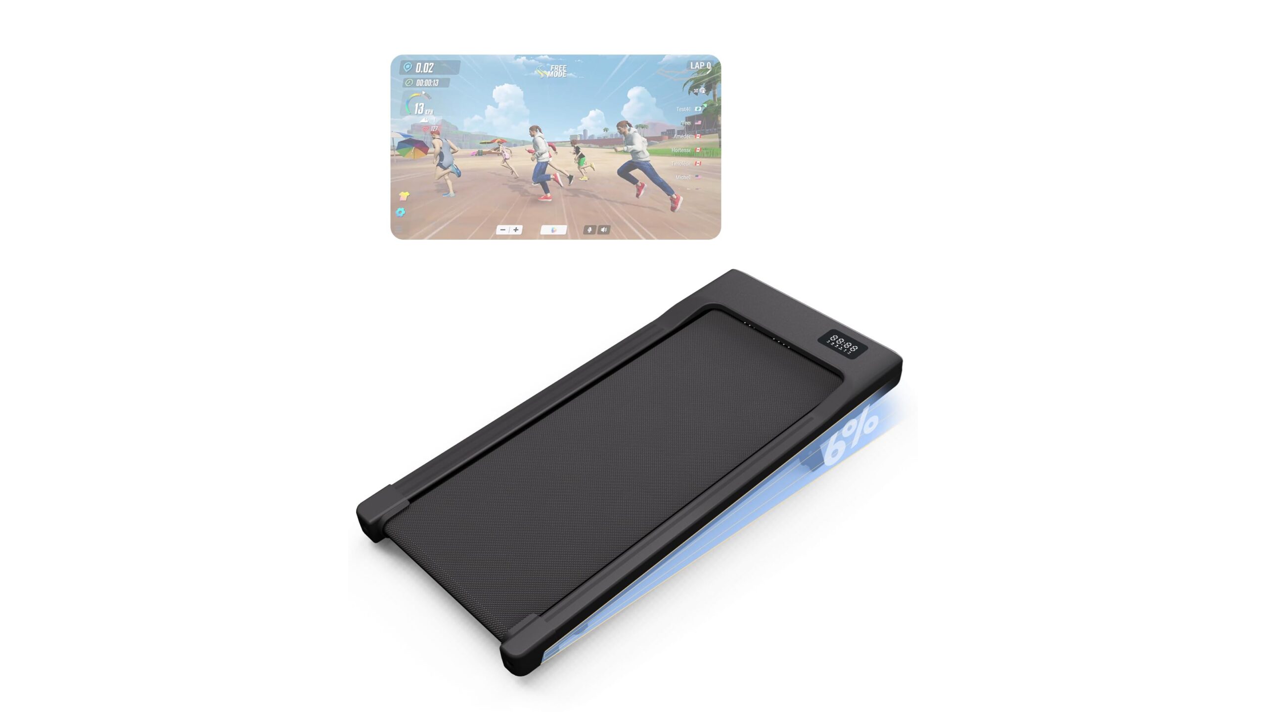 Lacuffy walking pad with incline, under desk treadmill for home cardio now at an attractive Amazon price