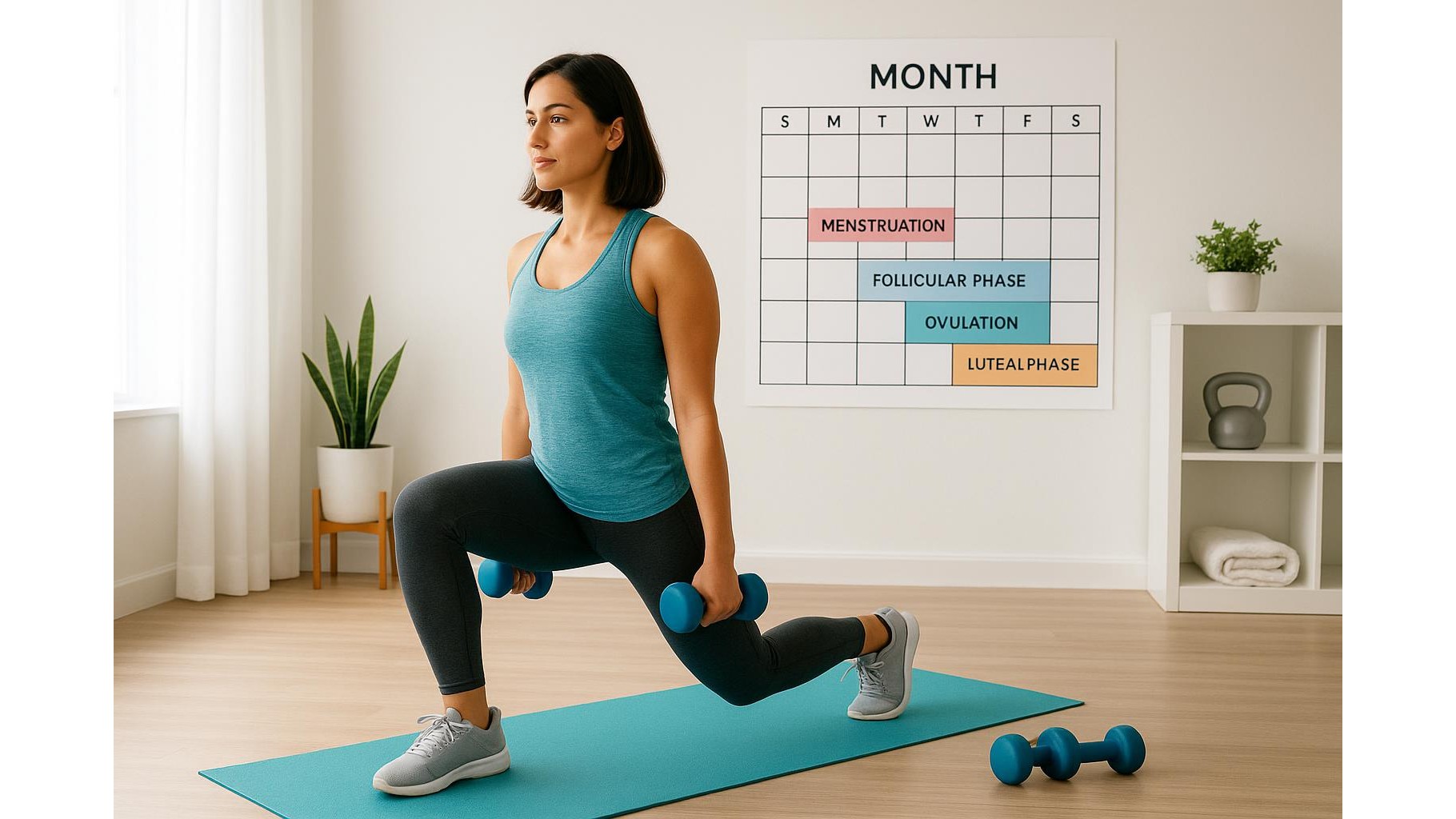 Home training and the menstrual cycle: how to plan deloads and lighter weeks without losing progress