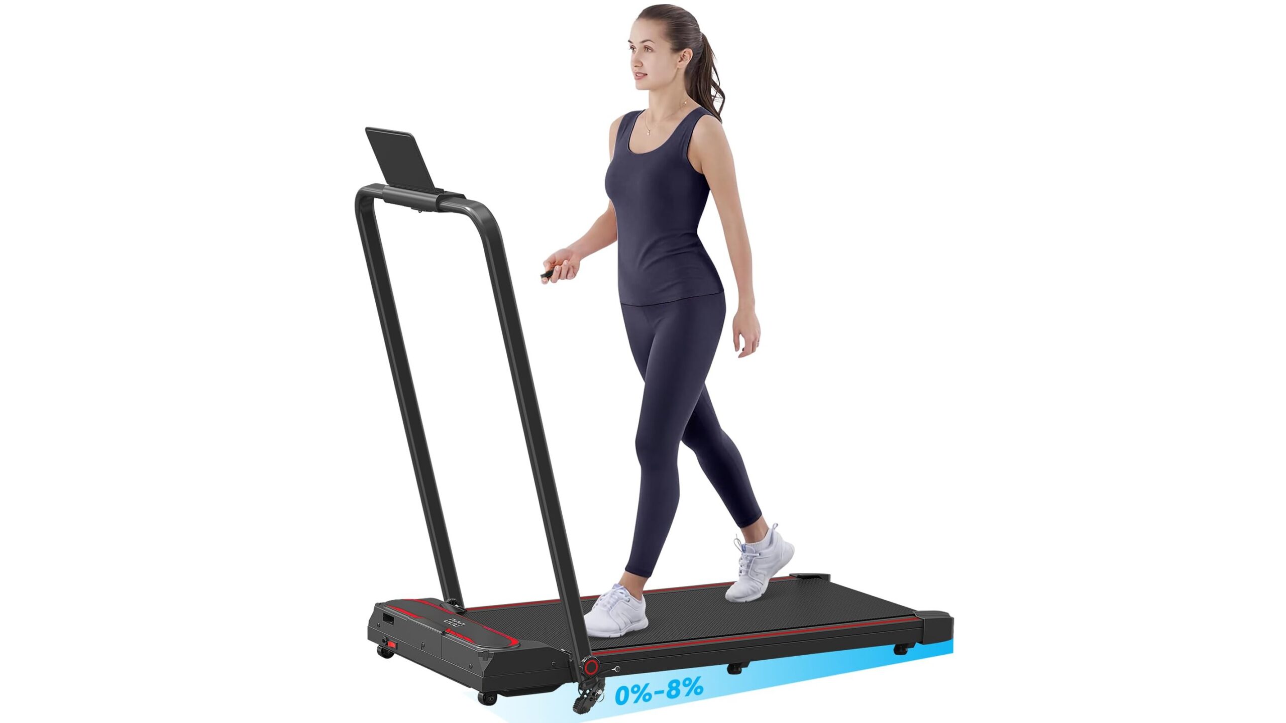 3-in-1 folding treadmill with incline, a compact walking pad that doubles as real home cardio